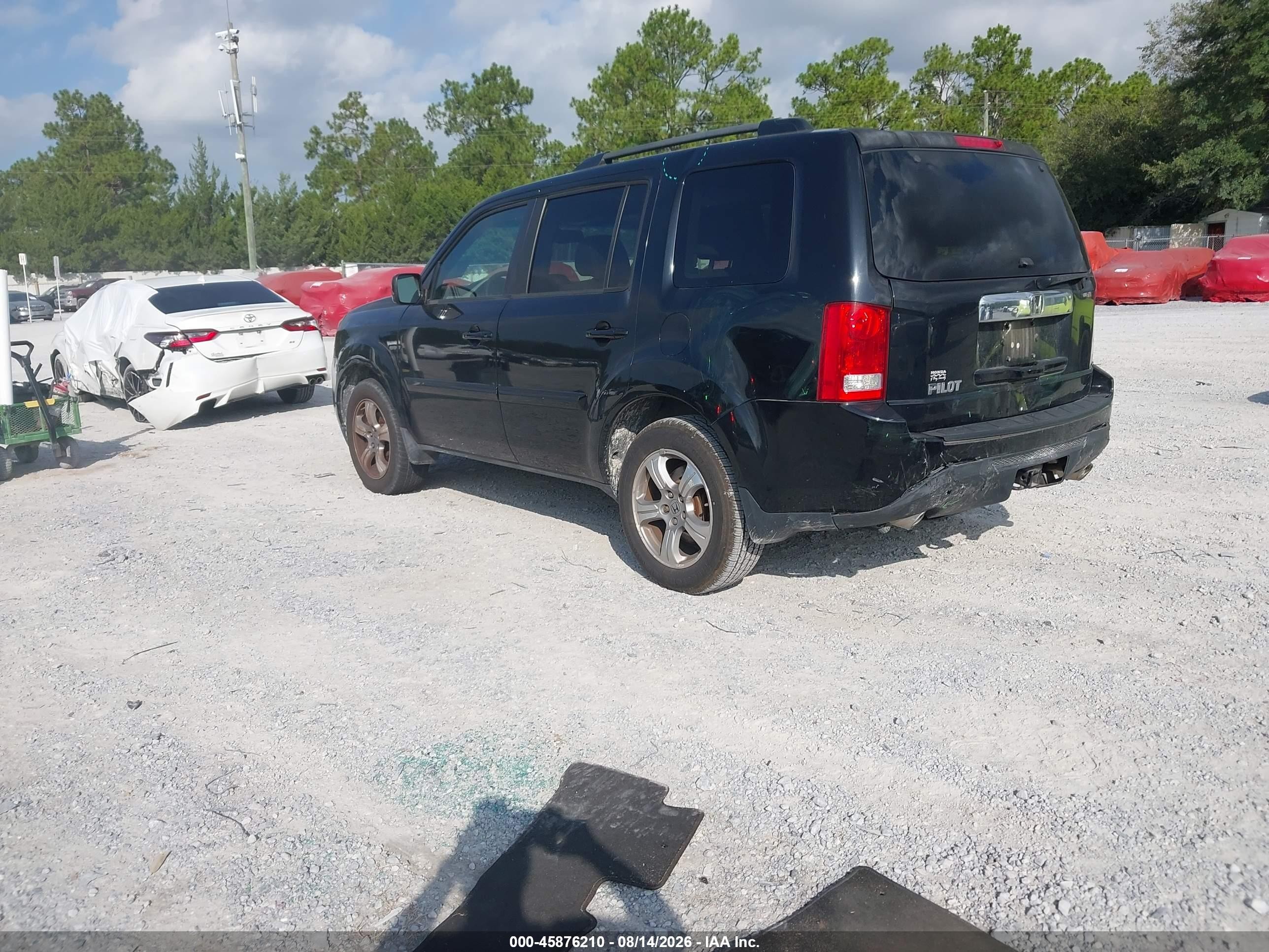 2015 Honda Pilot Ex-l Black vin: 5FNYF3H53FB015573