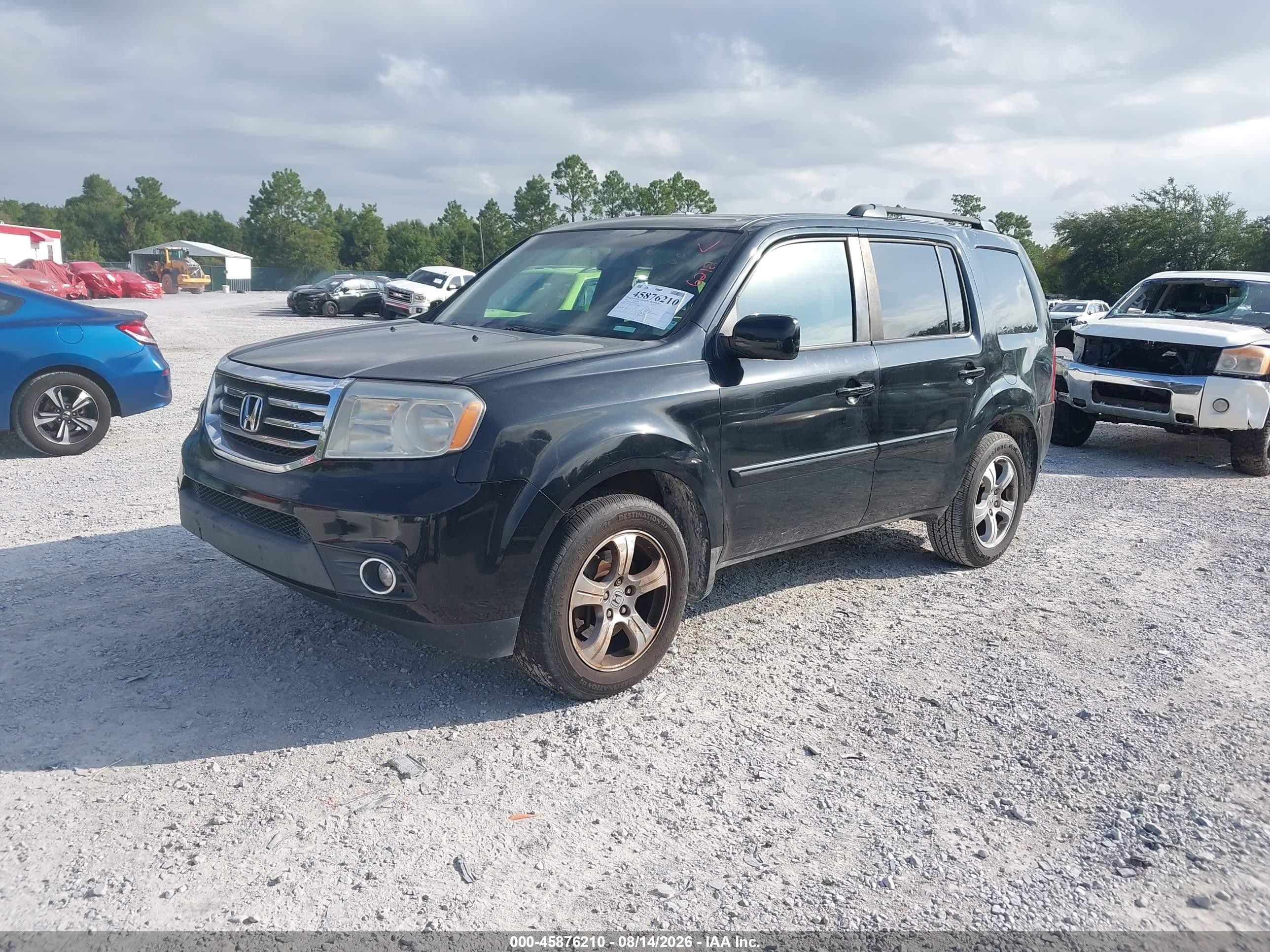 2015 Honda Pilot Ex-l Black vin: 5FNYF3H53FB015573