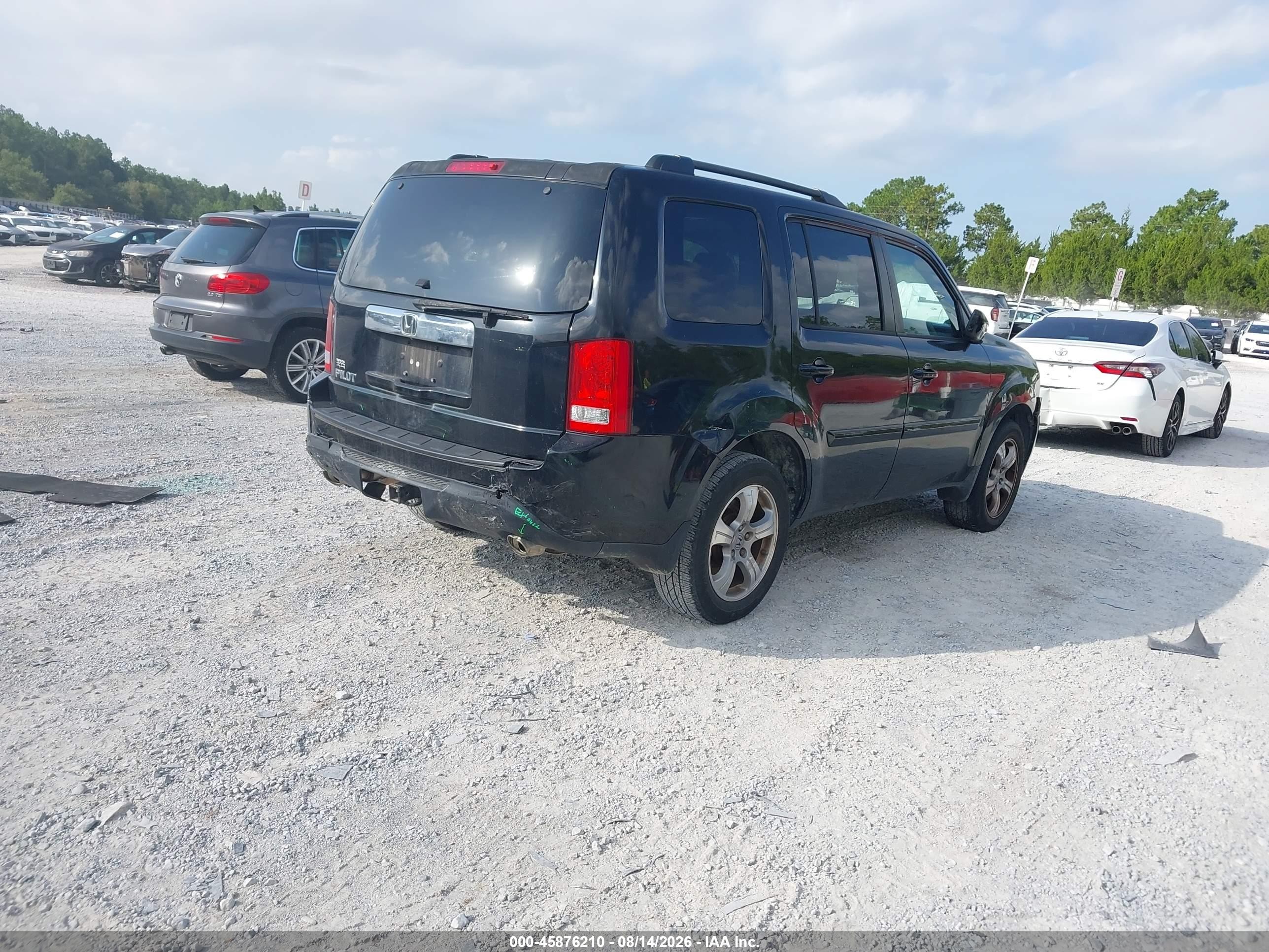 2015 Honda Pilot Ex-l Black vin: 5FNYF3H53FB015573
