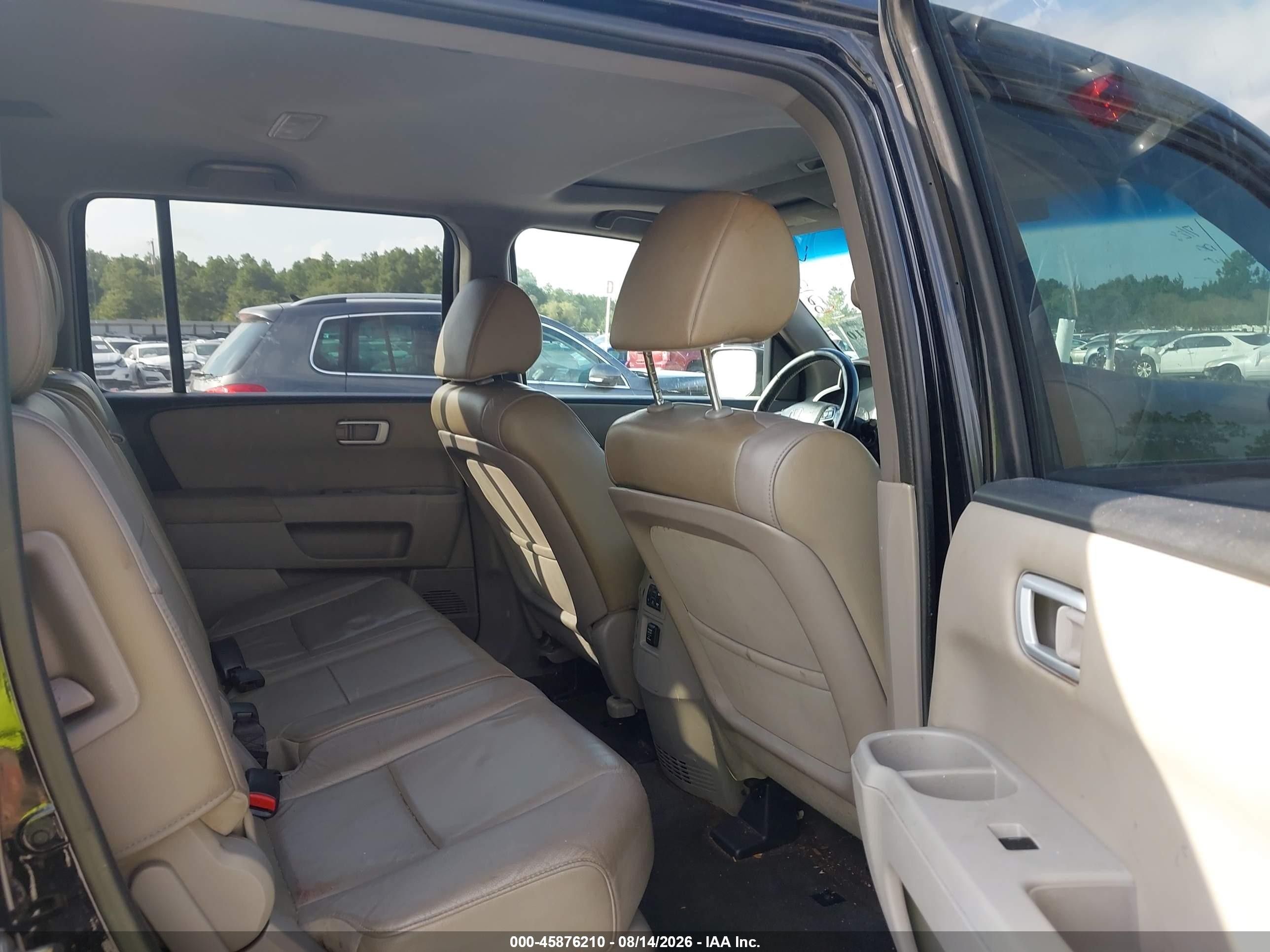 2015 Honda Pilot Ex-l Black vin: 5FNYF3H53FB015573