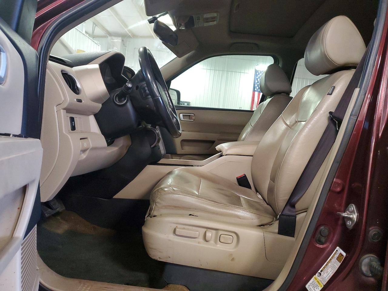 2015 Honda Pilot Exl Maroon vin: 5FNYF3H53FB022121