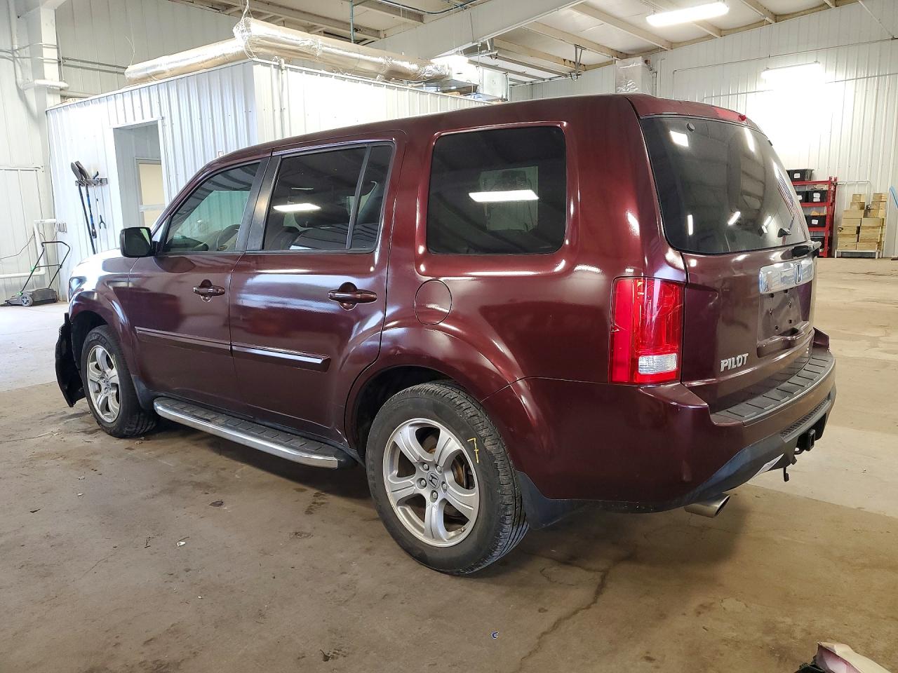 2015 Honda Pilot Exl Maroon vin: 5FNYF3H53FB022121