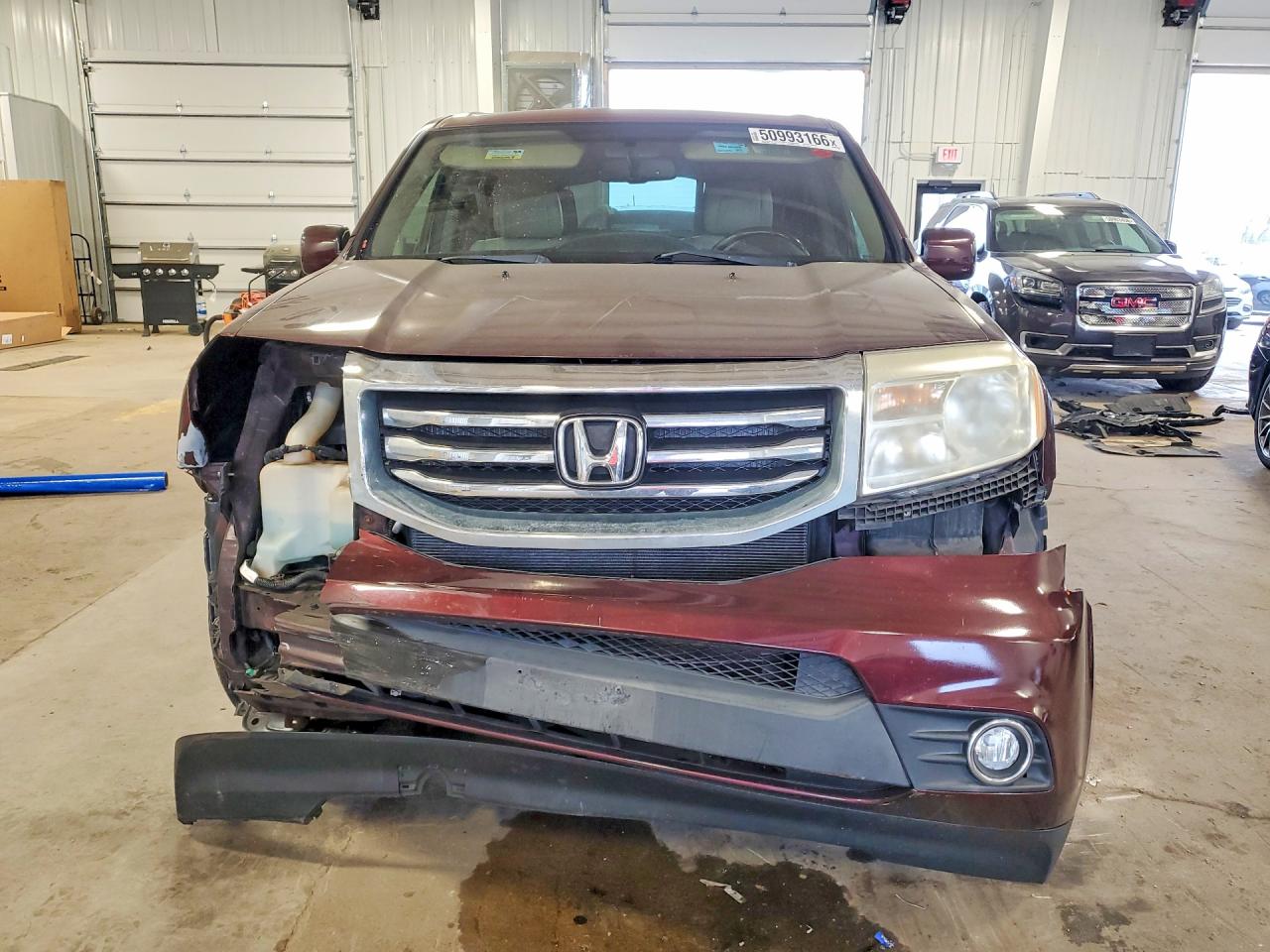 2015 Honda Pilot Exl Maroon vin: 5FNYF3H53FB022121