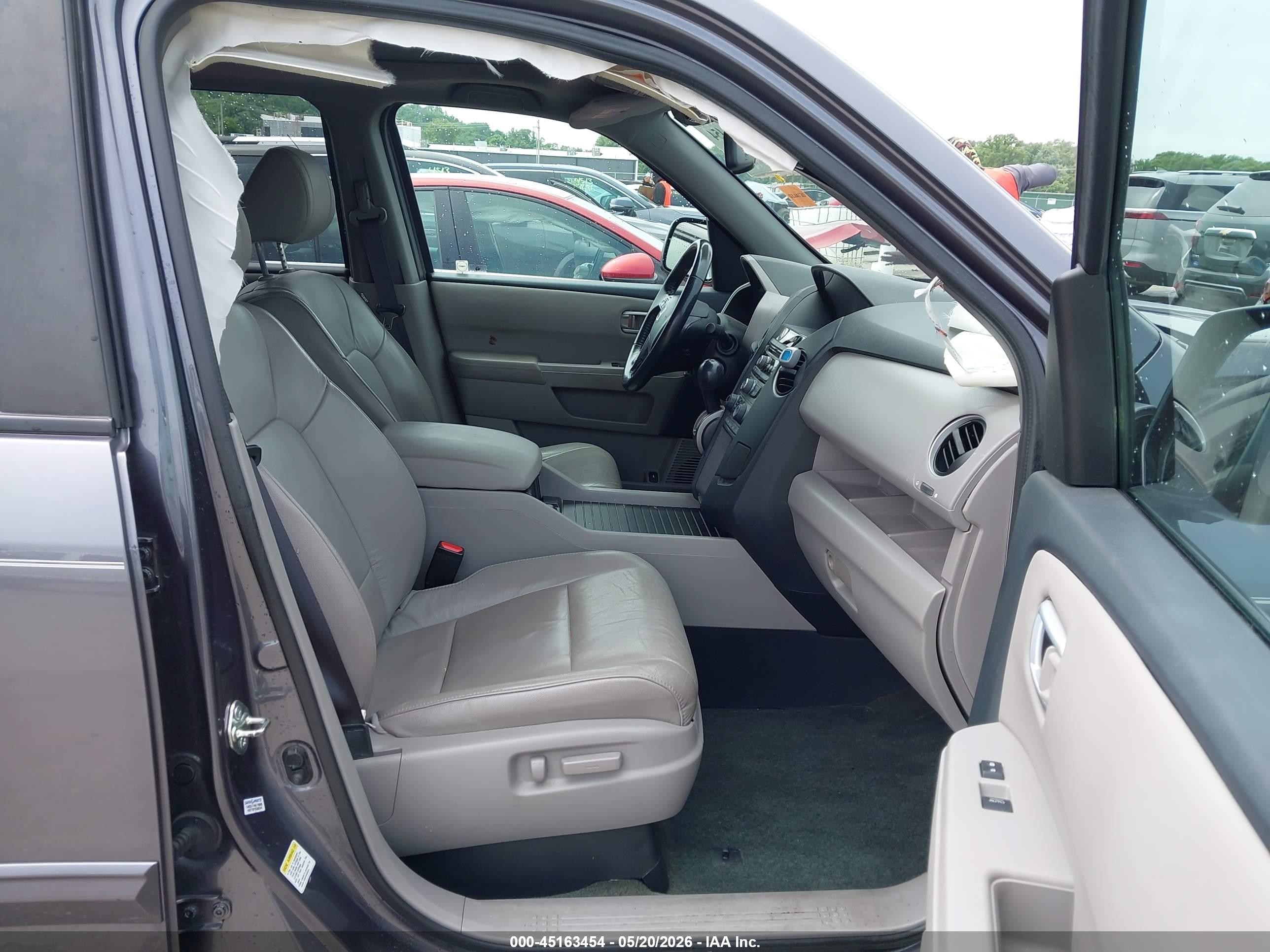 2015 Honda Pilot Ex-l Gray vin: 5FNYF3H53FB032891