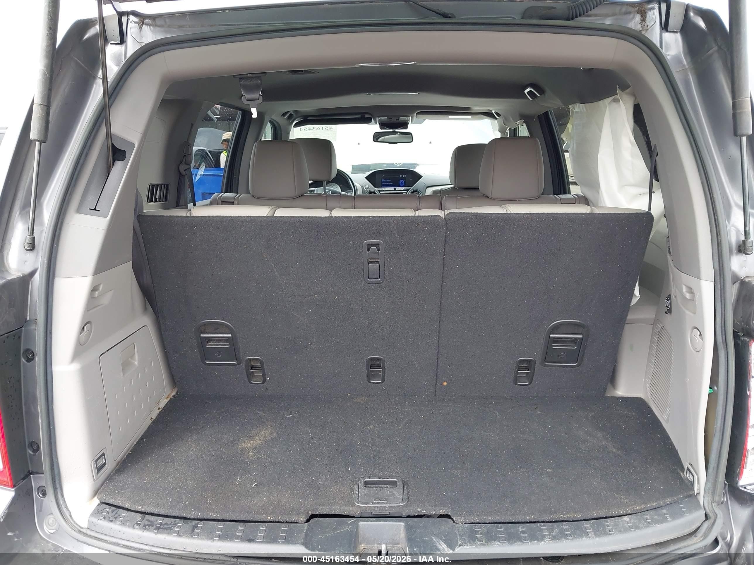 2015 Honda Pilot Ex-l Gray vin: 5FNYF3H53FB032891