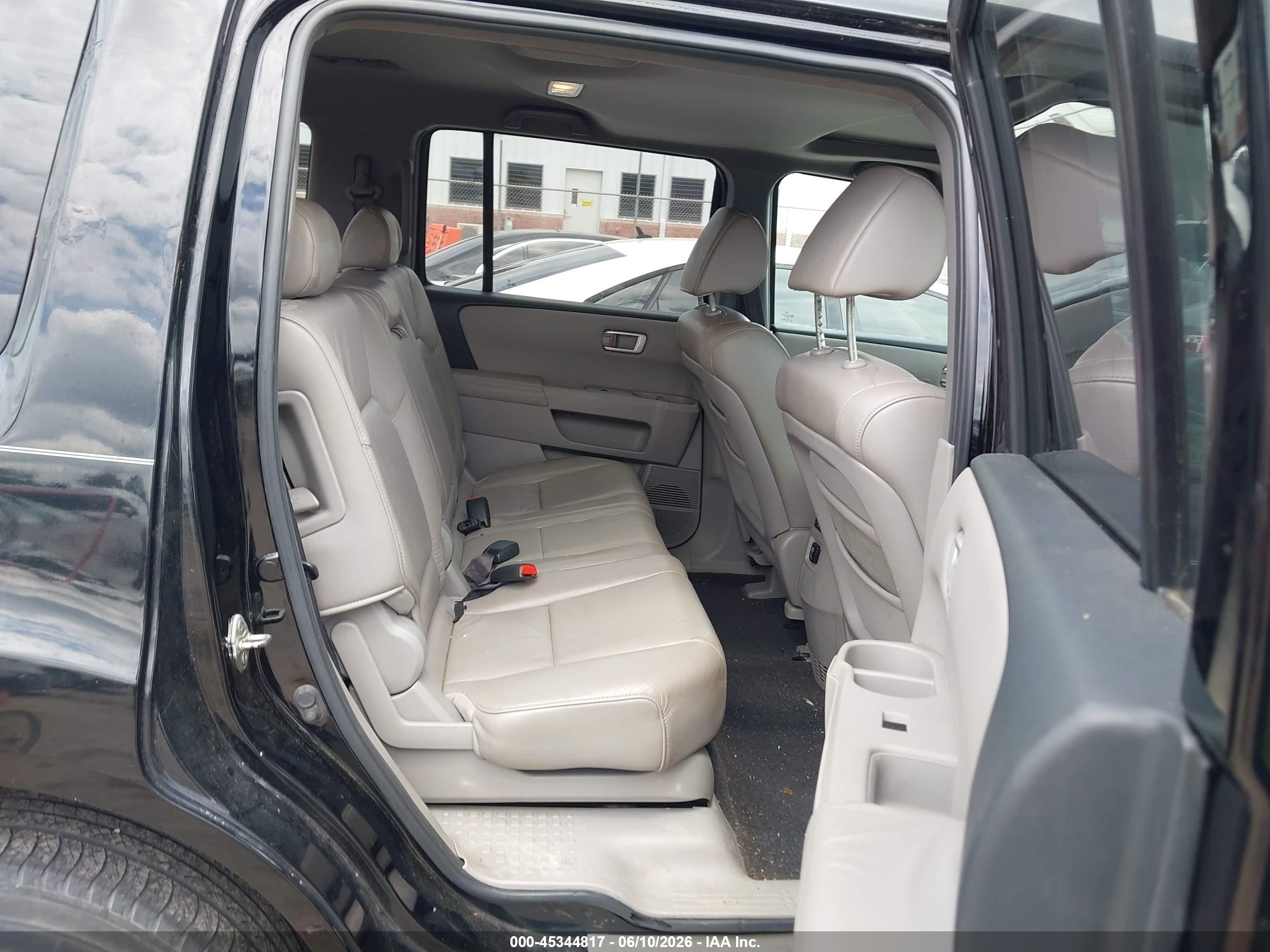 2010 Honda Pilot Ex-l Black vin: 5FNYF3H54AB005241