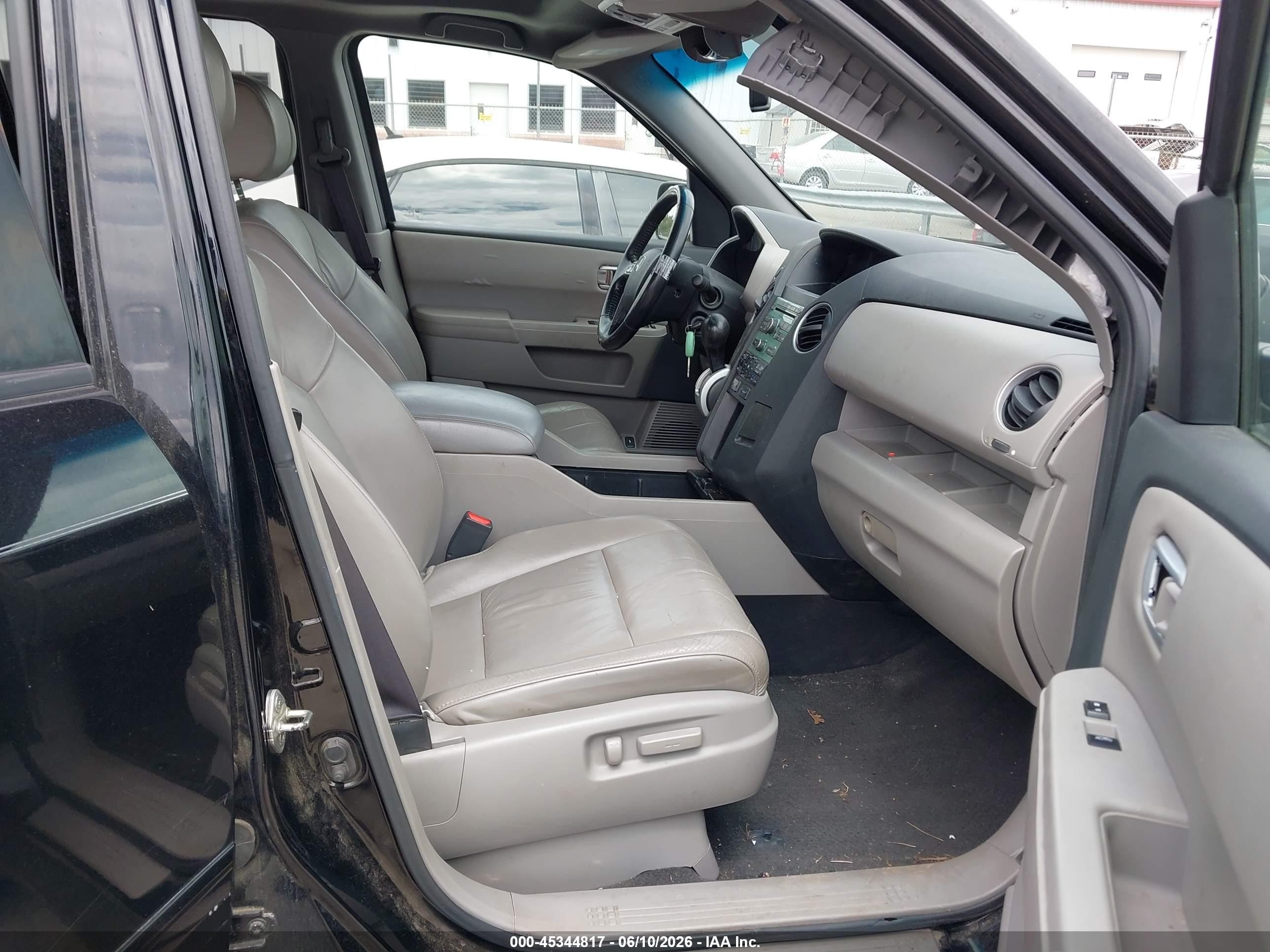 2010 Honda Pilot Ex-l Black vin: 5FNYF3H54AB005241