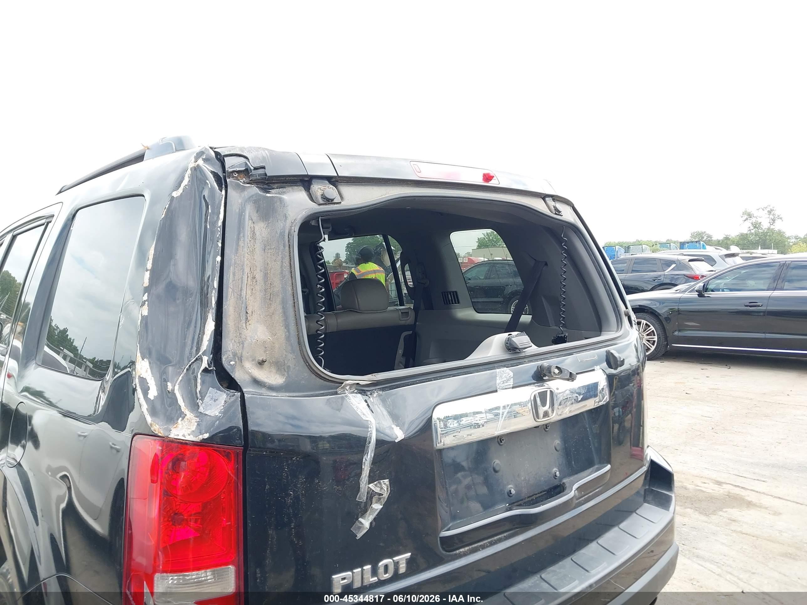 2010 Honda Pilot Ex-l Black vin: 5FNYF3H54AB005241
