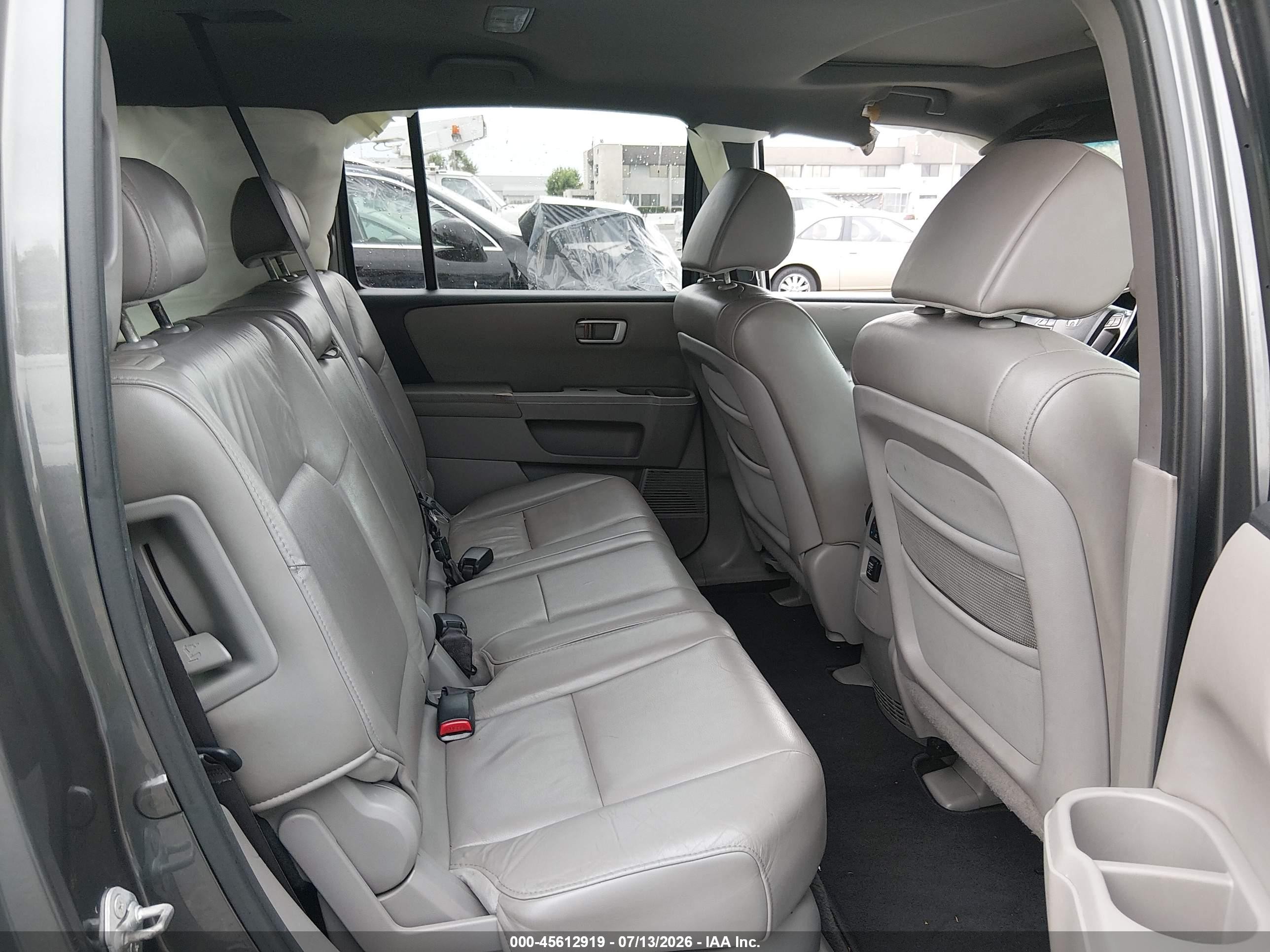 2011 Honda Pilot Ex-l Gray vin: 5FNYF3H54BB009078