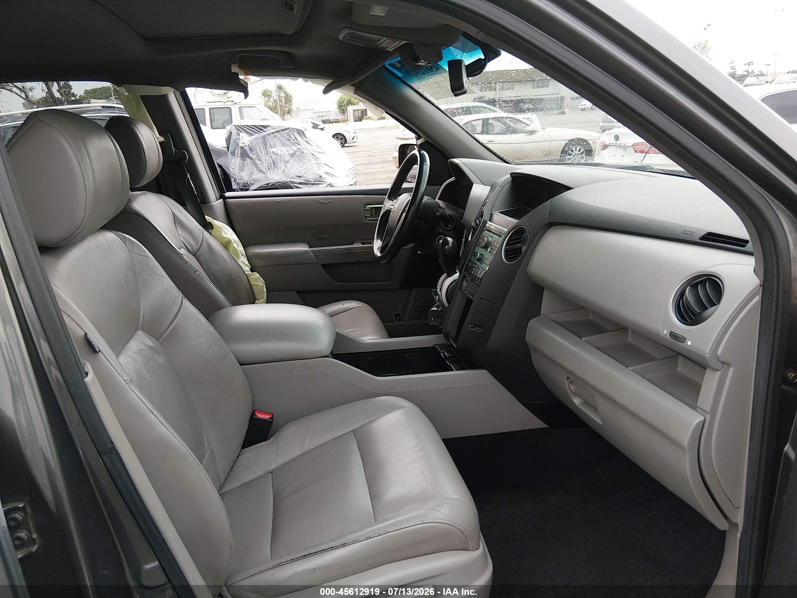 2011 Honda Pilot Ex-l Gray vin: 5FNYF3H54BB009078