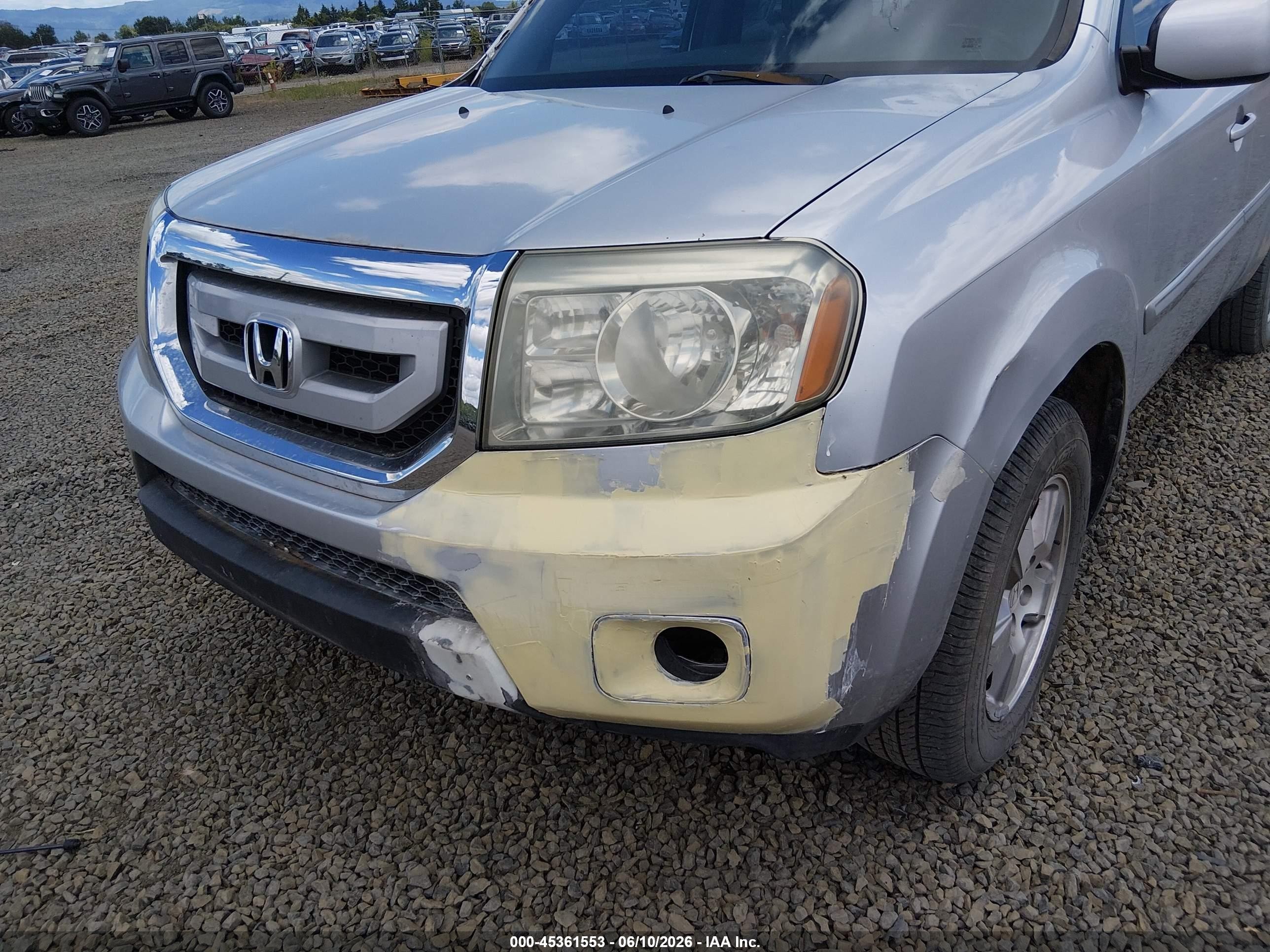 2011 Honda Pilot Ex-l Серебряный vin: 5FNYF3H54BB036202
