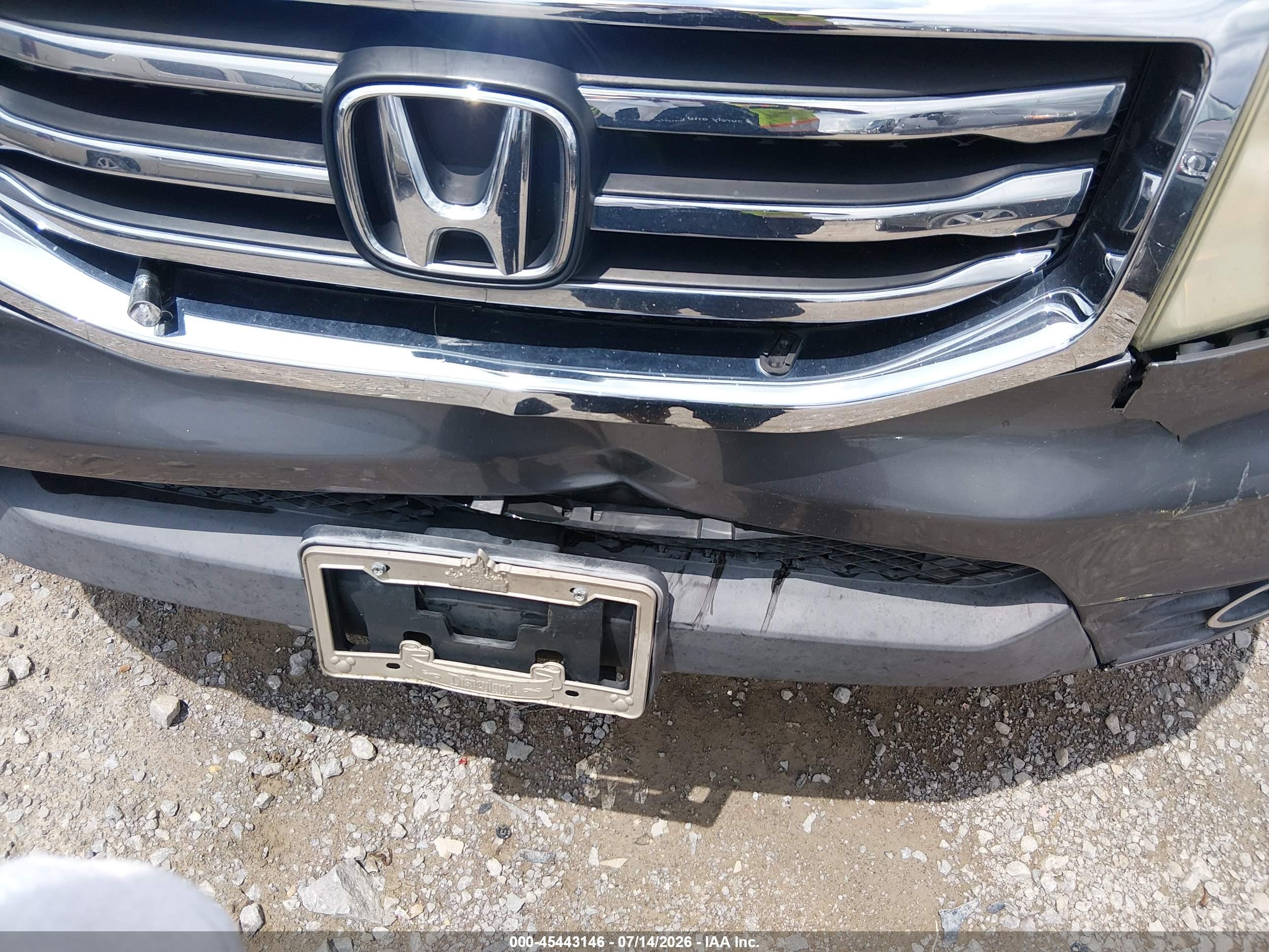 2012 Honda Pilot Ex-l Серый vin: 5FNYF3H54CB003458