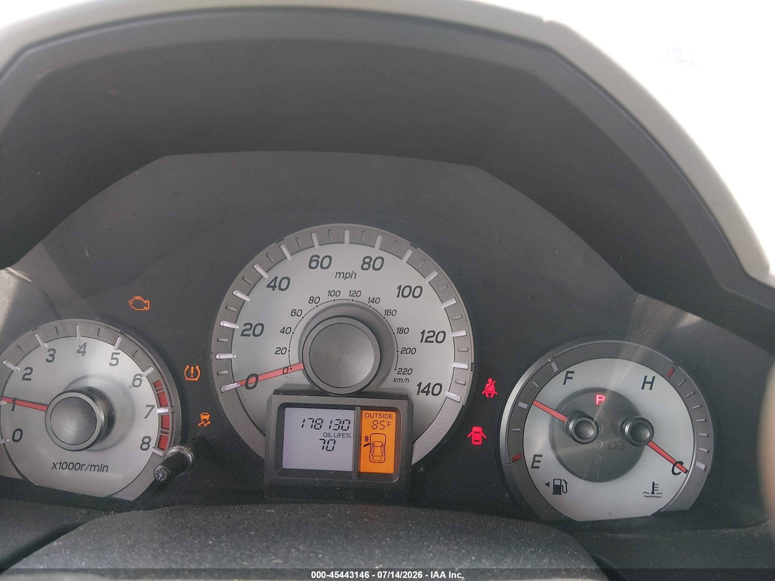 2012 Honda Pilot Ex-l Серый vin: 5FNYF3H54CB003458