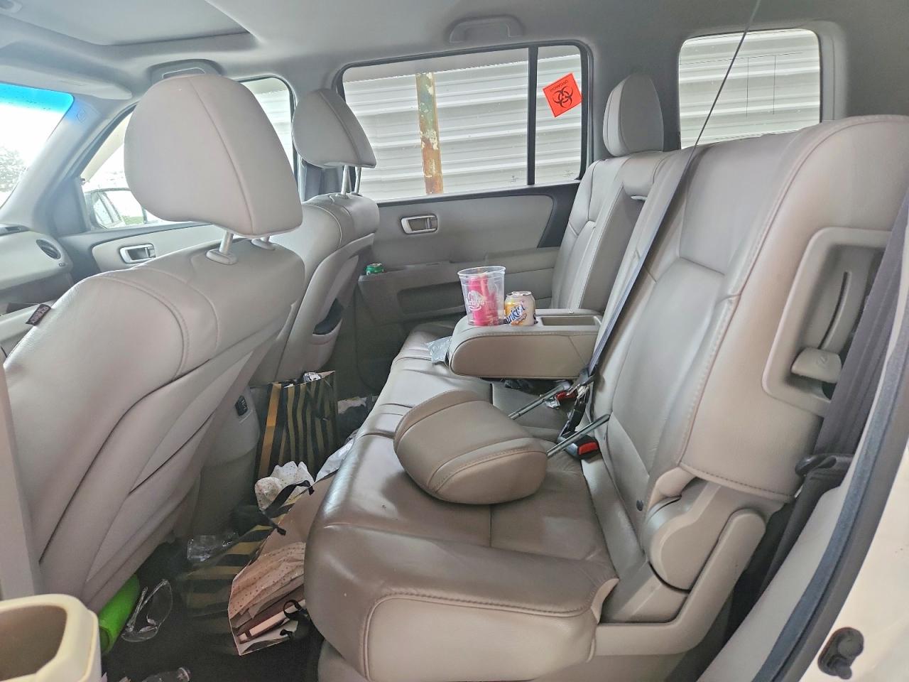 2012 Honda Pilot Exl Белый vin: 5FNYF3H54CB012077