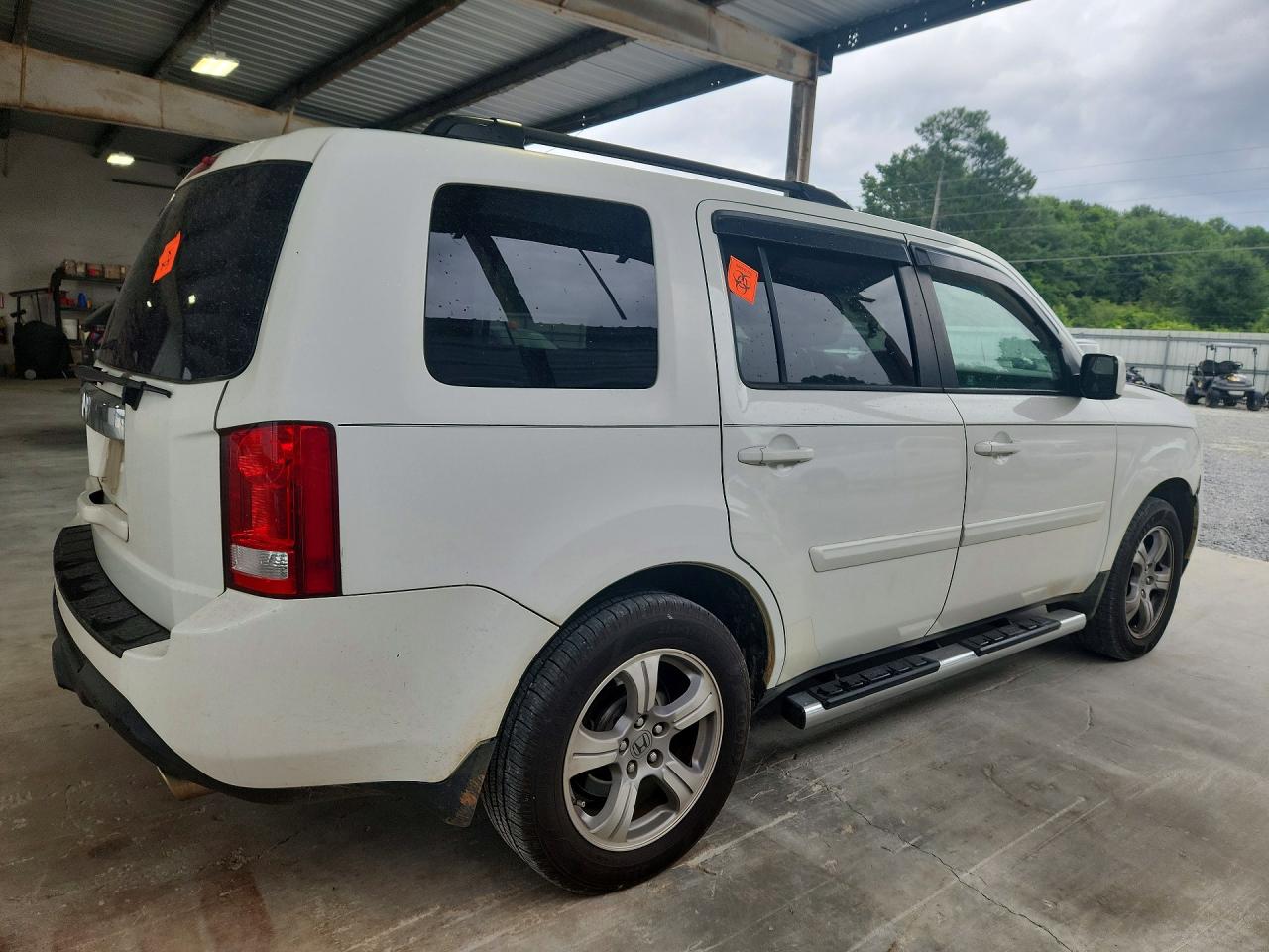 2012 Honda Pilot Exl Белый vin: 5FNYF3H54CB012077
