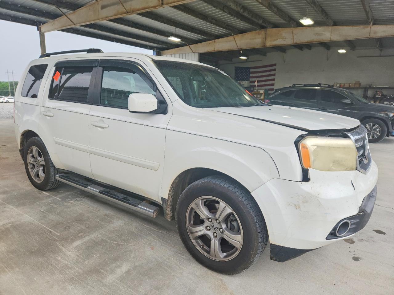 2012 Honda Pilot Exl Белый vin: 5FNYF3H54CB012077