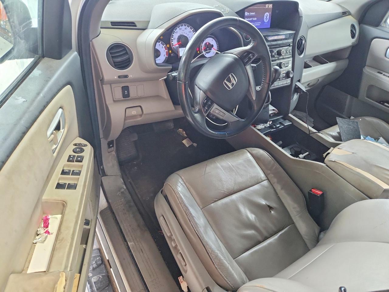 2012 Honda Pilot Exl Белый vin: 5FNYF3H54CB012077
