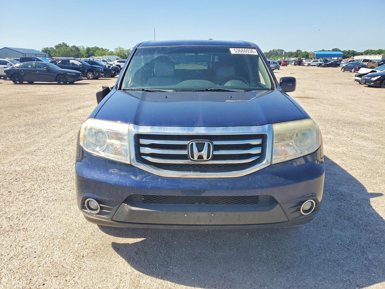 2013 Honda Pilot Exl Blue vin: 5FNYF3H54DB010153
