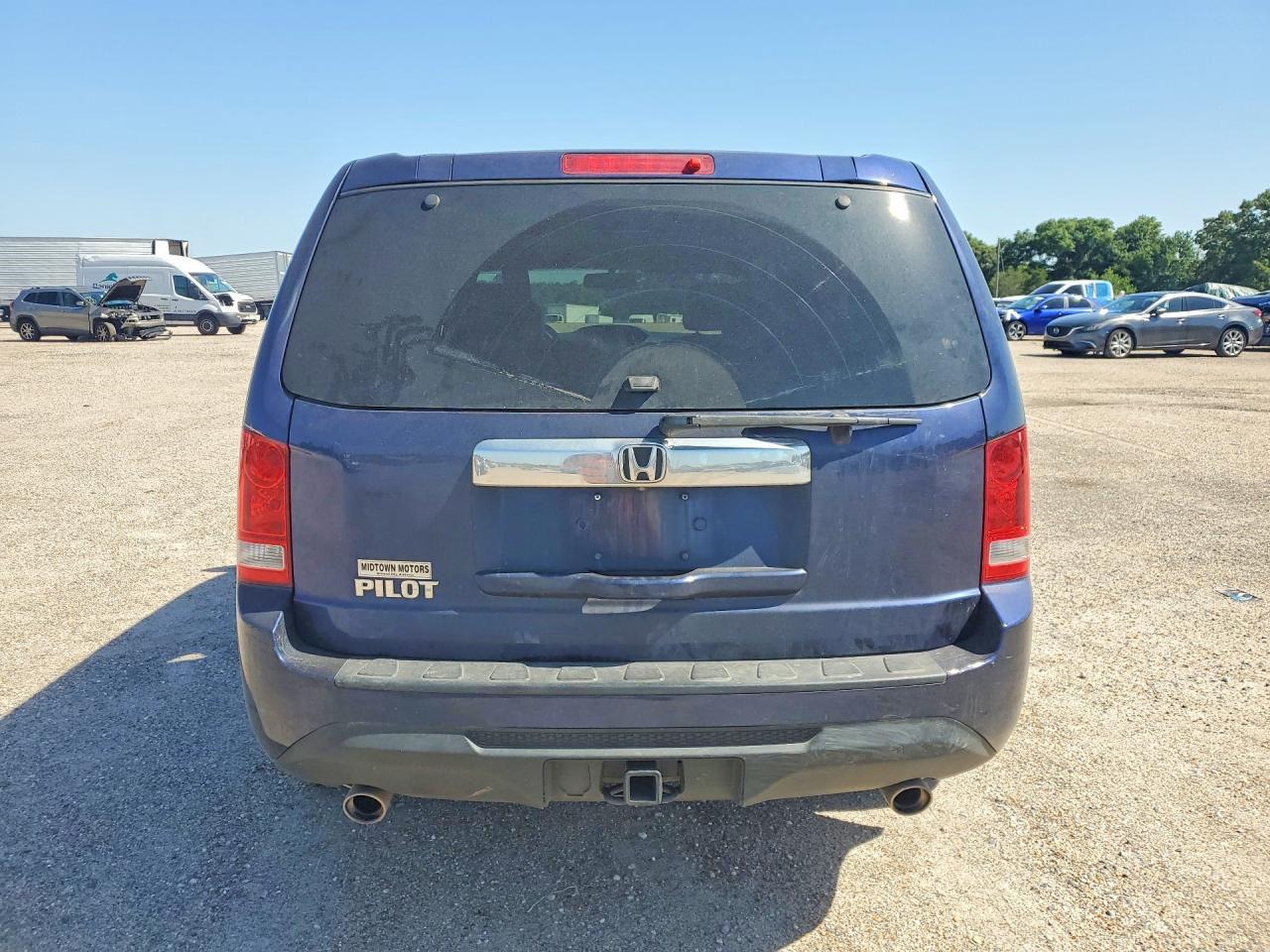 2013 Honda Pilot Exl Blue vin: 5FNYF3H54DB010153