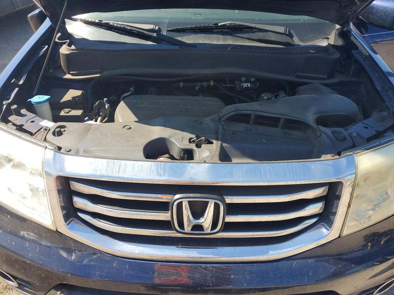 2013 Honda Pilot Exl Blue vin: 5FNYF3H54DB010153