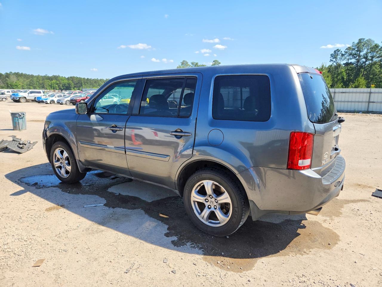 2013 Honda Pilot Exl Gray vin: 5FNYF3H54DB011951