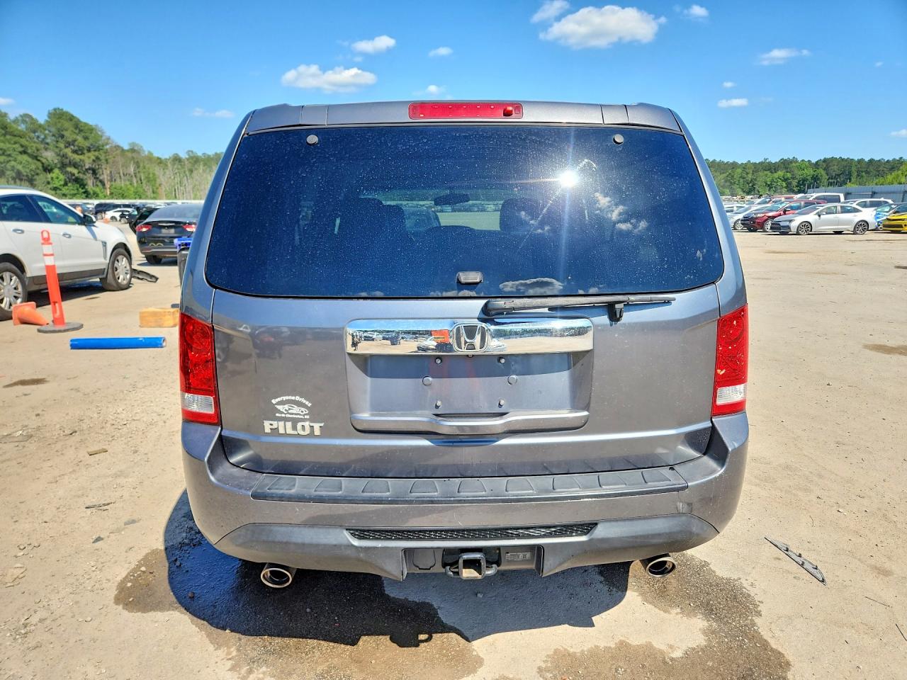 2013 Honda Pilot Exl Gray vin: 5FNYF3H54DB011951
