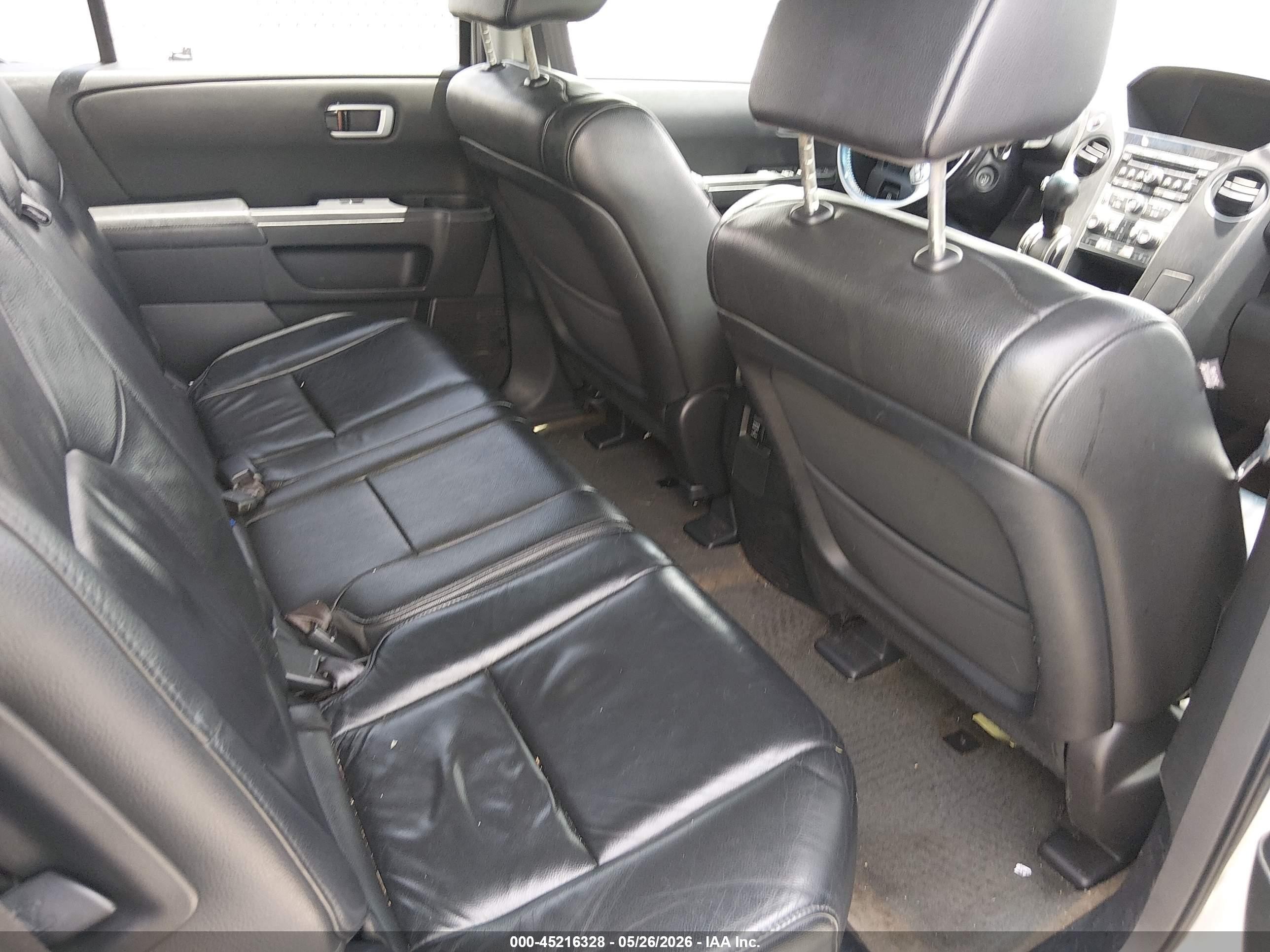 2013 Honda Pilot Ex-l Gray vin: 5FNYF3H54DB015577