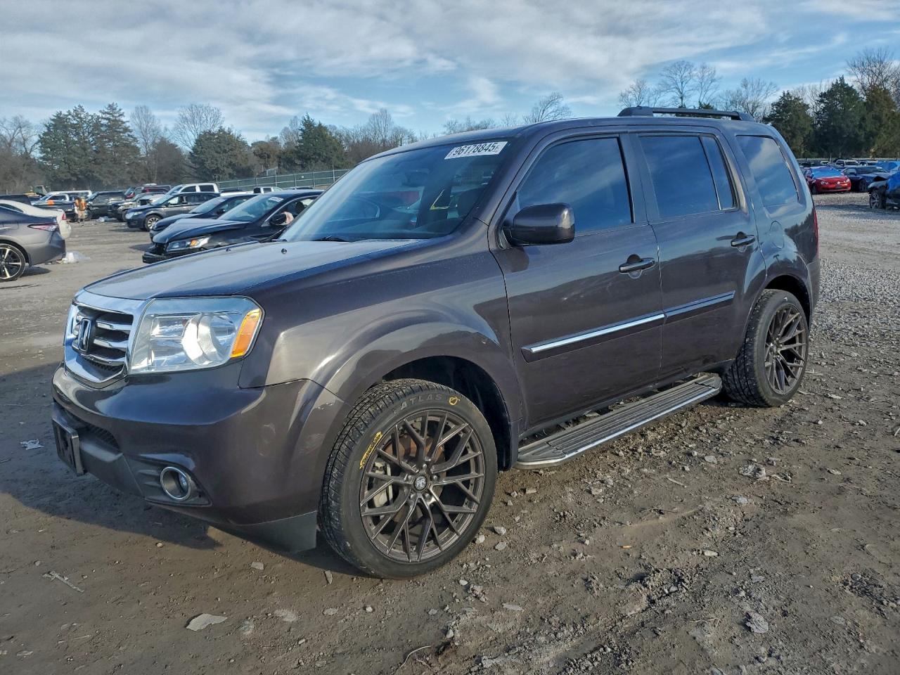 2013 Honda Pilot Exl Gray vin: 5FNYF3H54DB024750