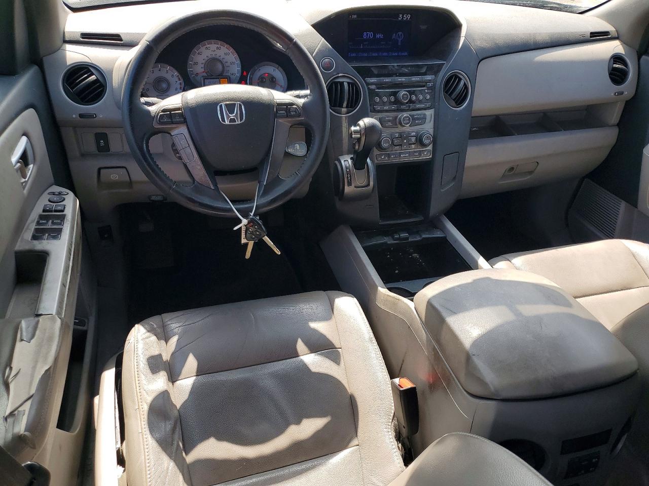 2013 Honda Pilot Exl Gray vin: 5FNYF3H54DB036705