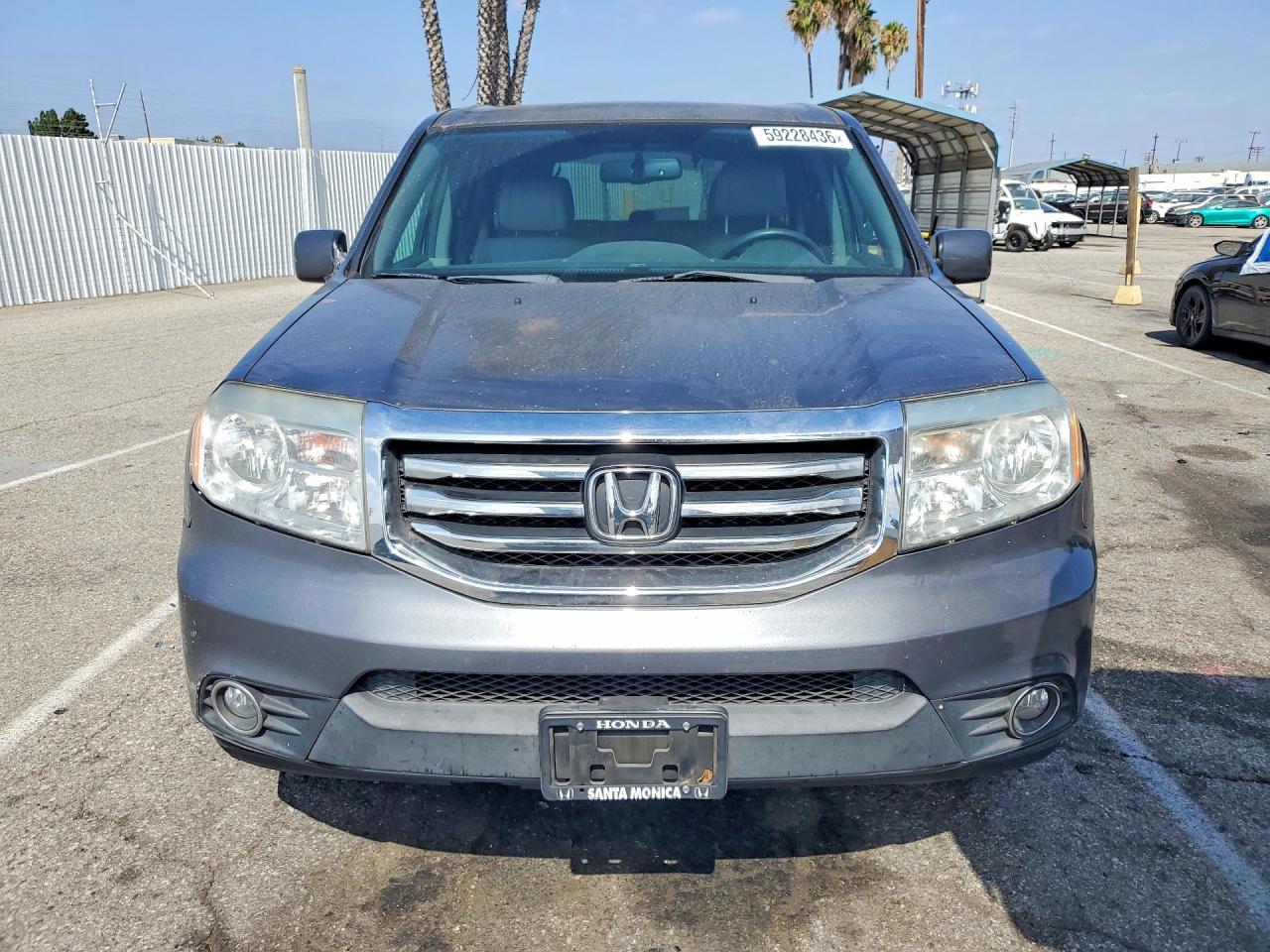 2013 Honda Pilot Exl Gray vin: 5FNYF3H54DB036705