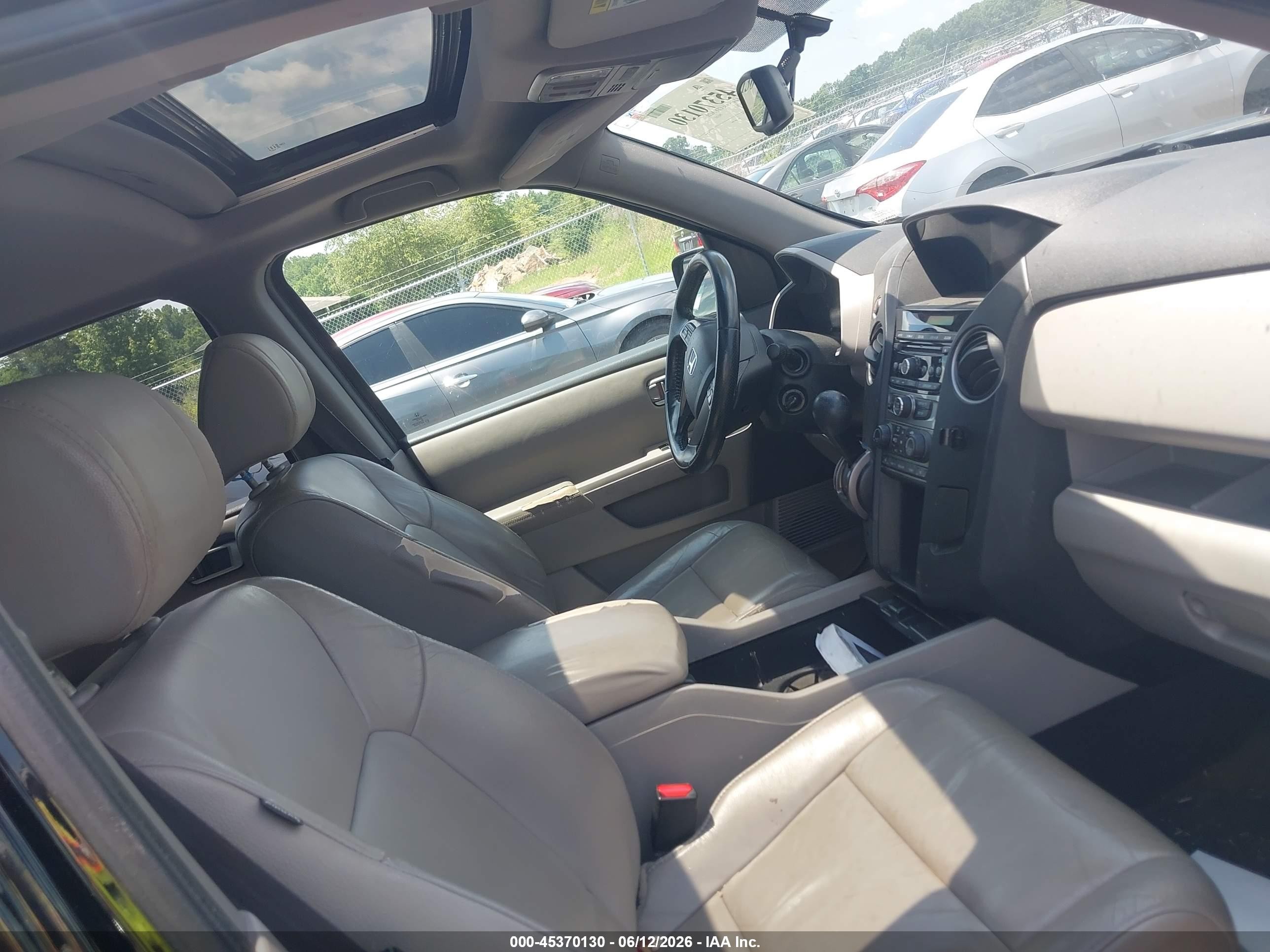 2014 Honda Pilot Ex-l Black vin: 5FNYF3H54EB028170