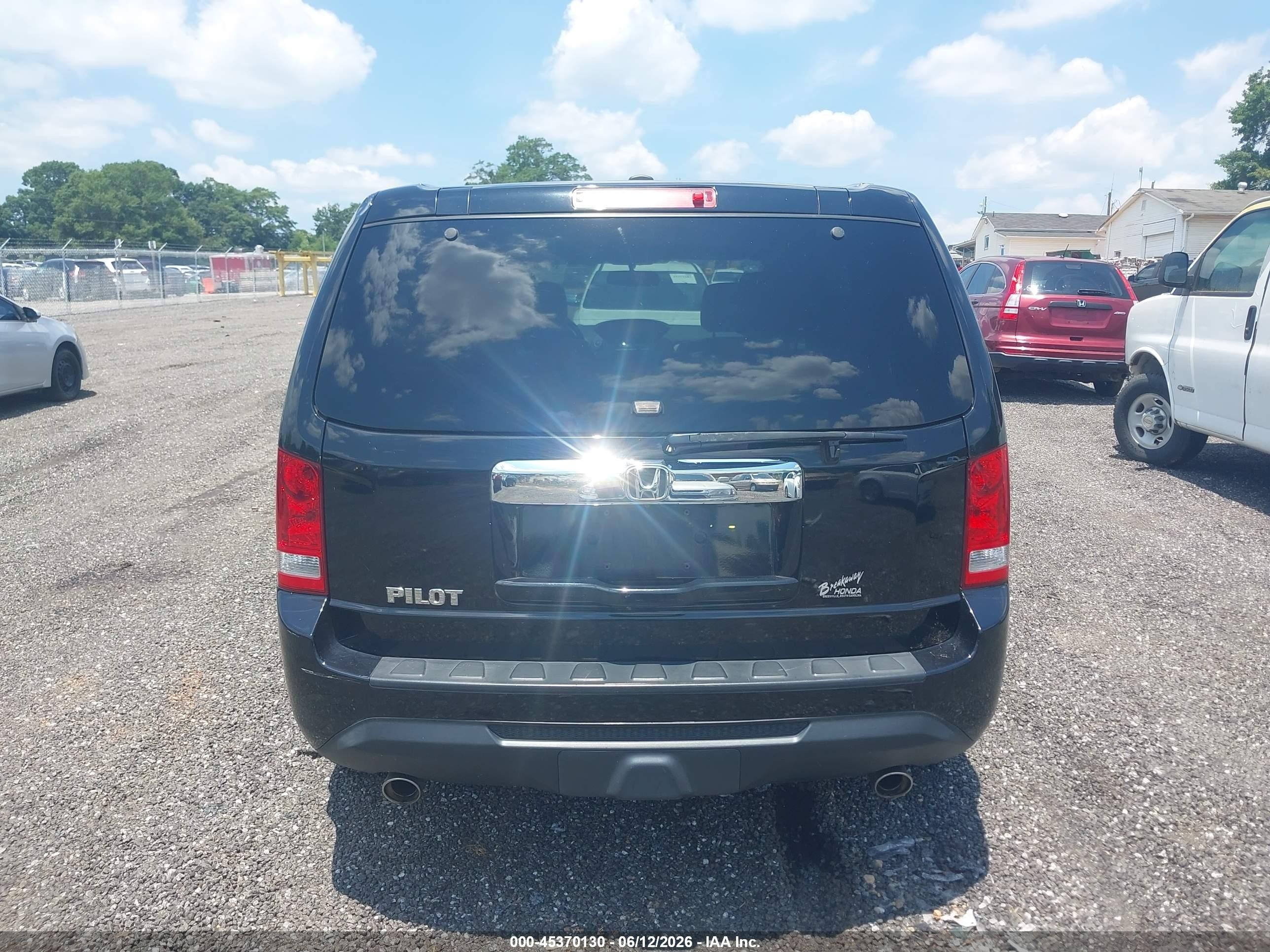 2014 Honda Pilot Ex-l Black vin: 5FNYF3H54EB028170