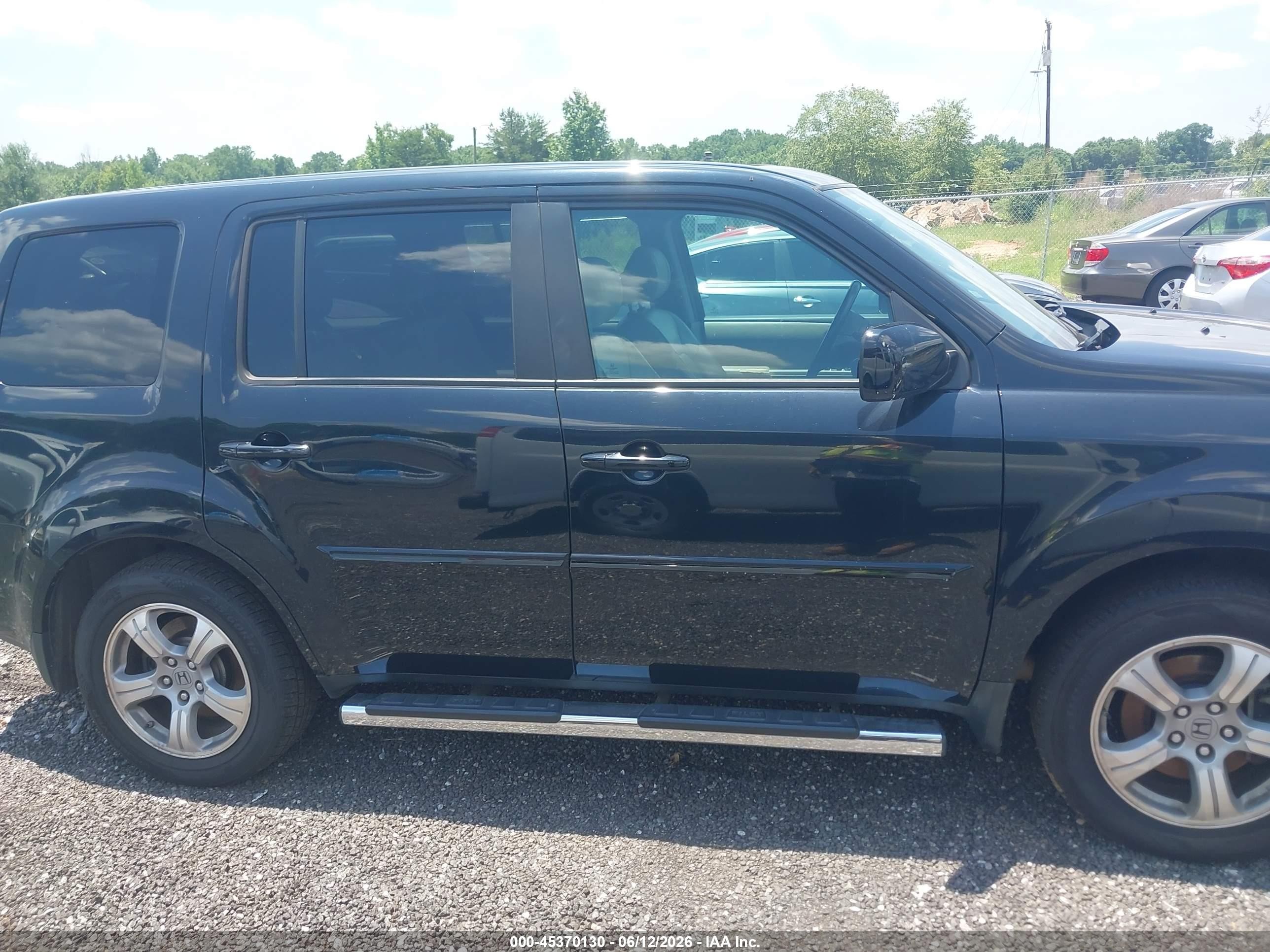 2014 Honda Pilot Ex-l Black vin: 5FNYF3H54EB028170