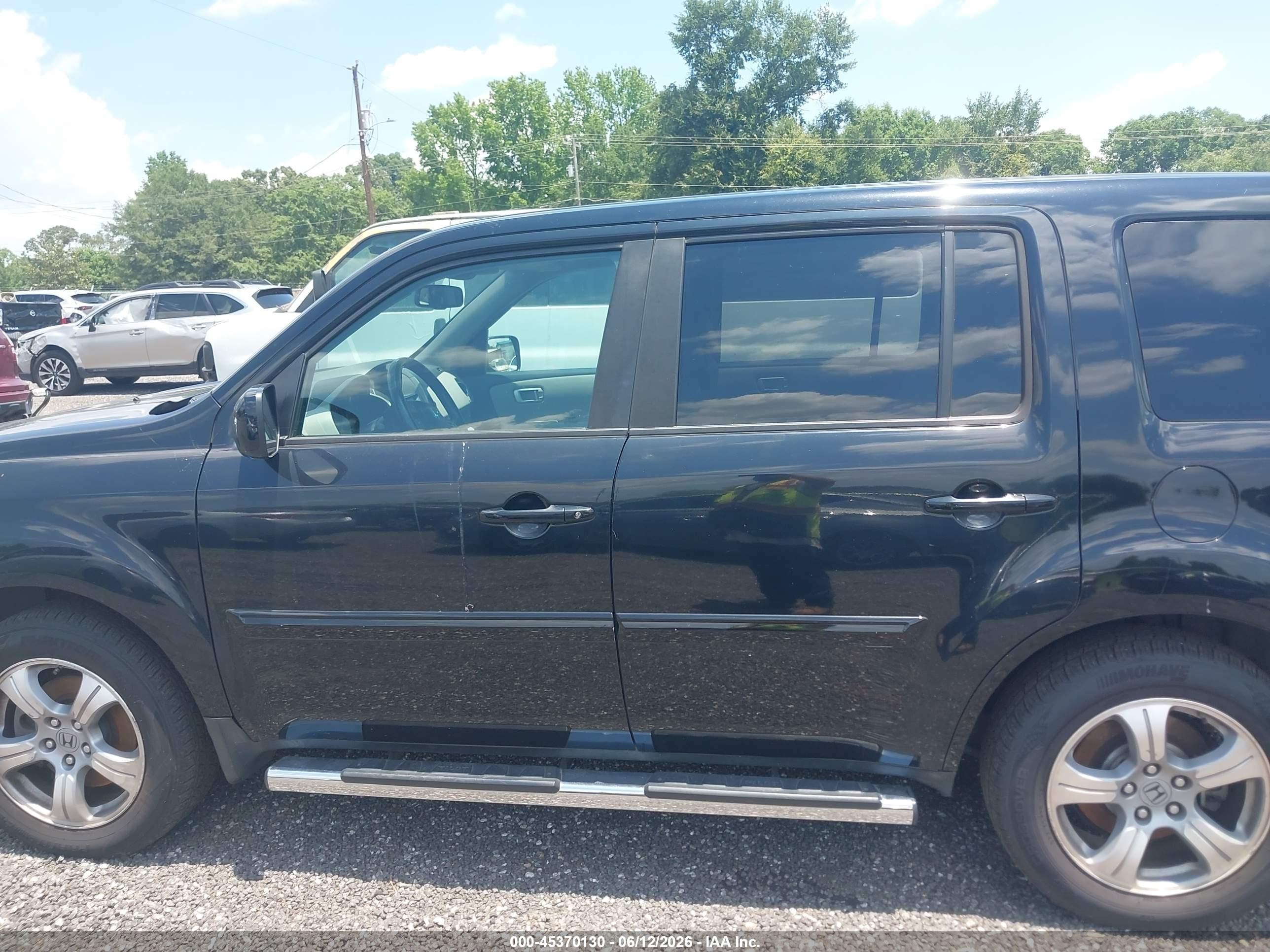 2014 Honda Pilot Ex-l Black vin: 5FNYF3H54EB028170