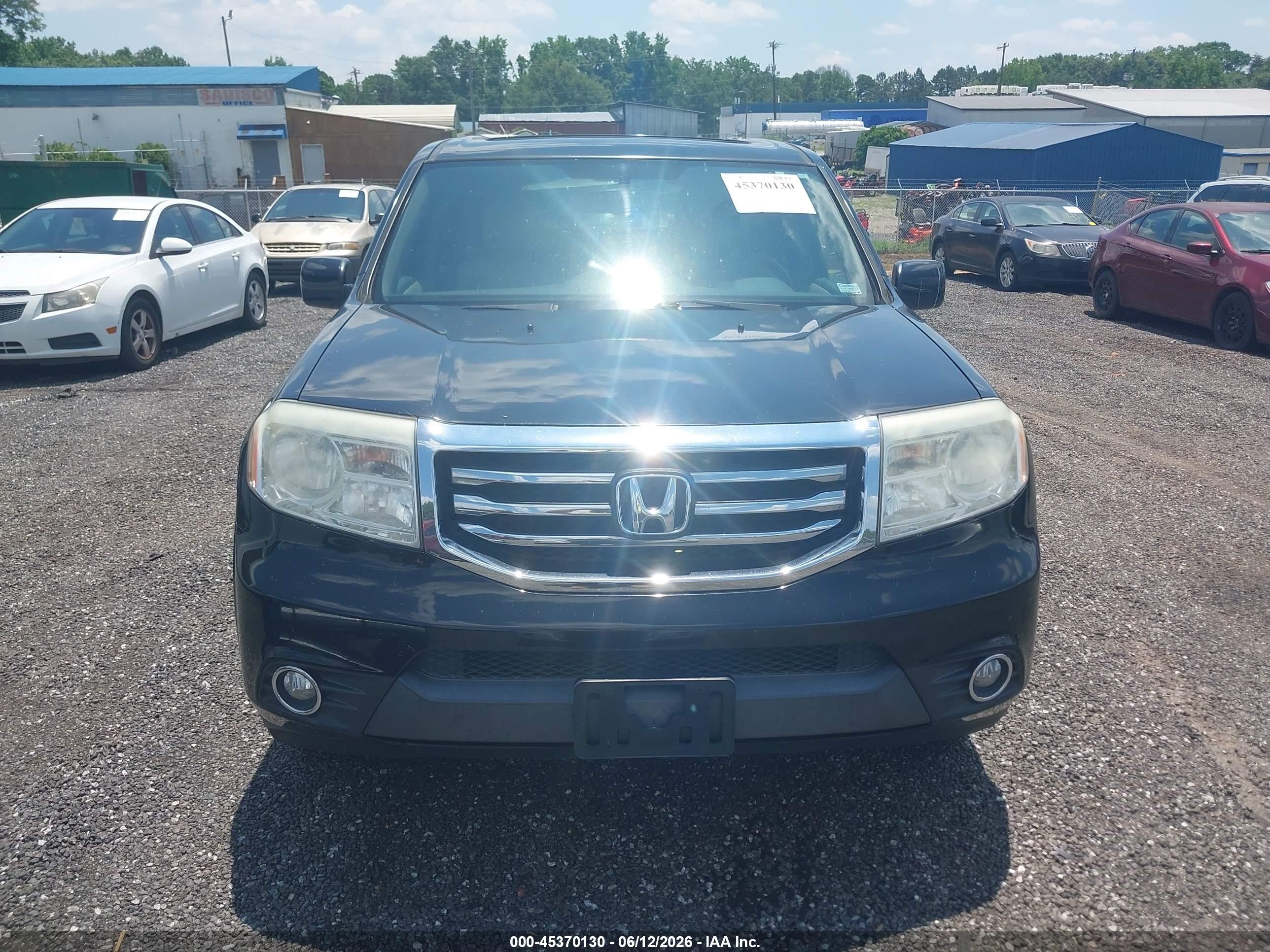 2014 Honda Pilot Ex-l Black vin: 5FNYF3H54EB028170