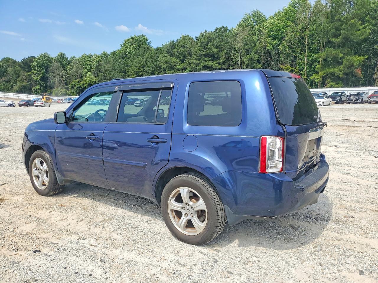 2014 Honda Pilot Exl Blue vin: 5FNYF3H54EB028556