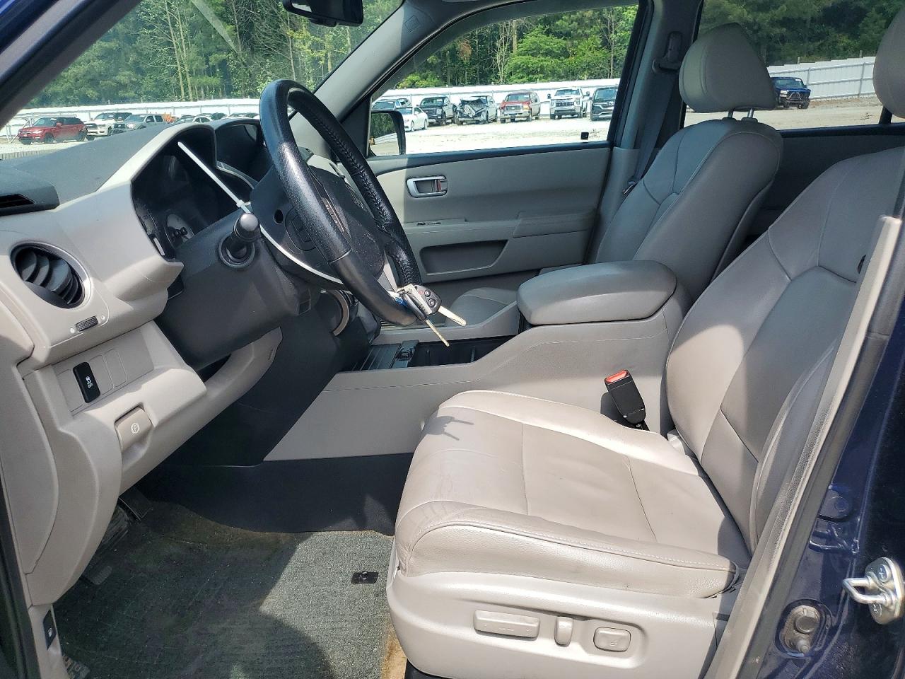 2014 Honda Pilot Exl Blue vin: 5FNYF3H54EB028556