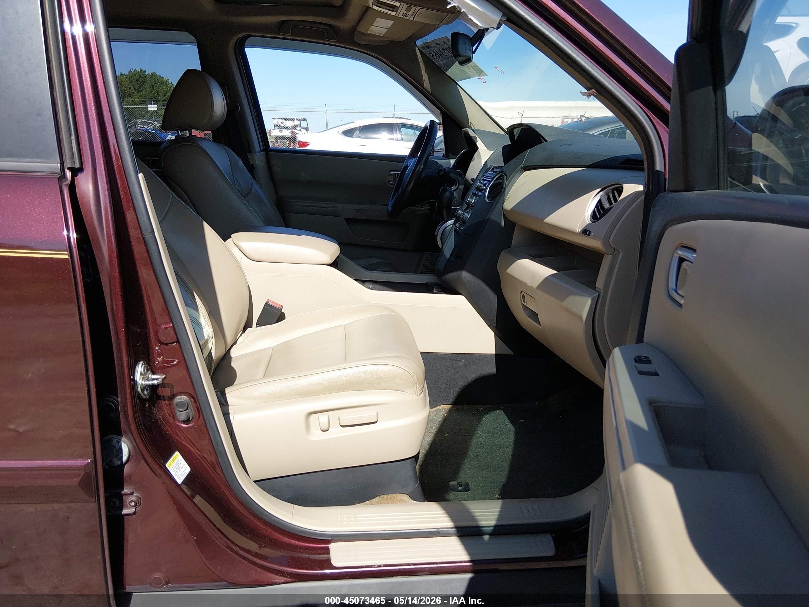 2015 Honda Pilot Ex-l Темно-бордовый vin: 5FNYF3H54FB006512