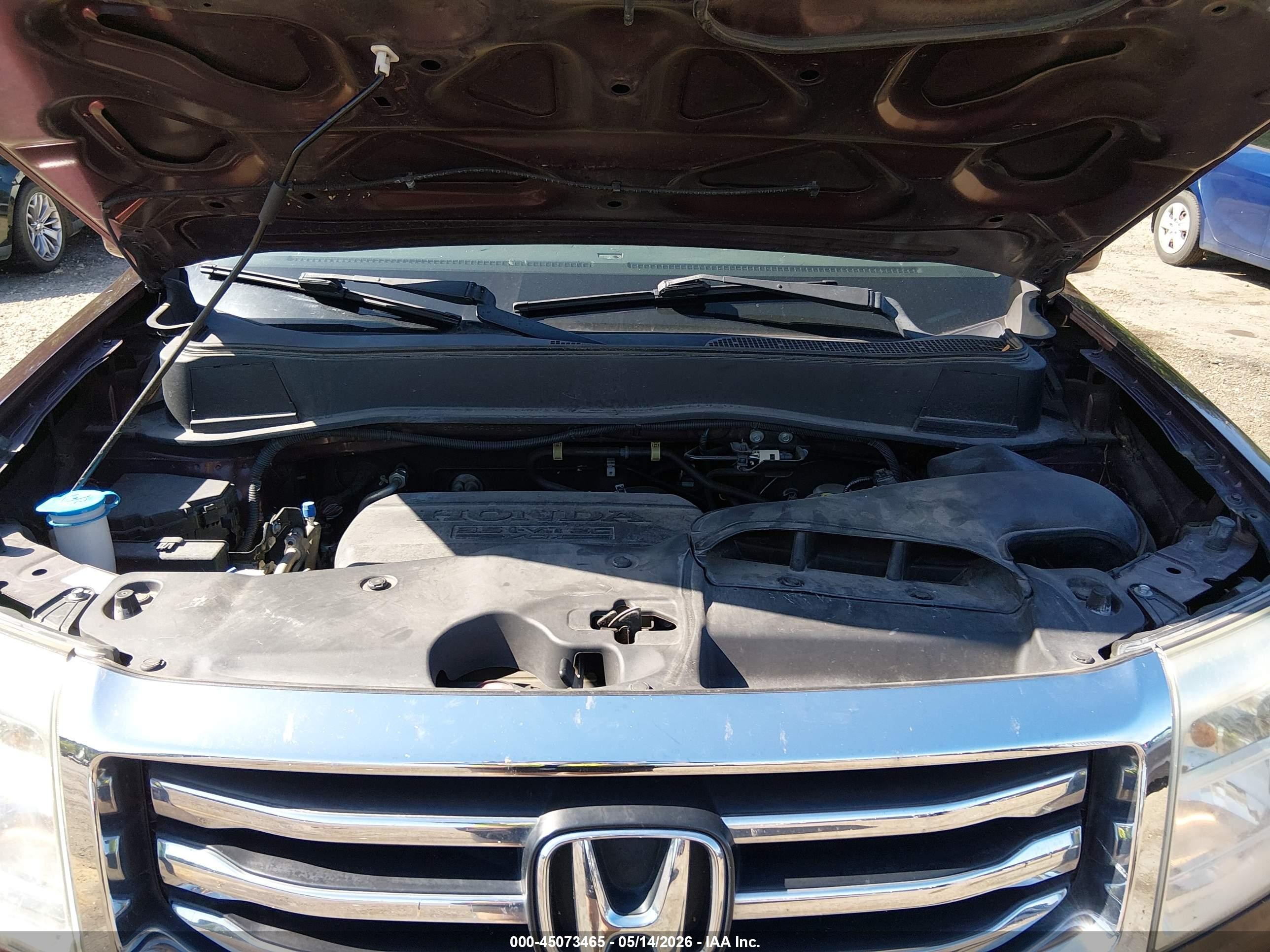 2015 Honda Pilot Ex-l Темно-бордовый vin: 5FNYF3H54FB006512