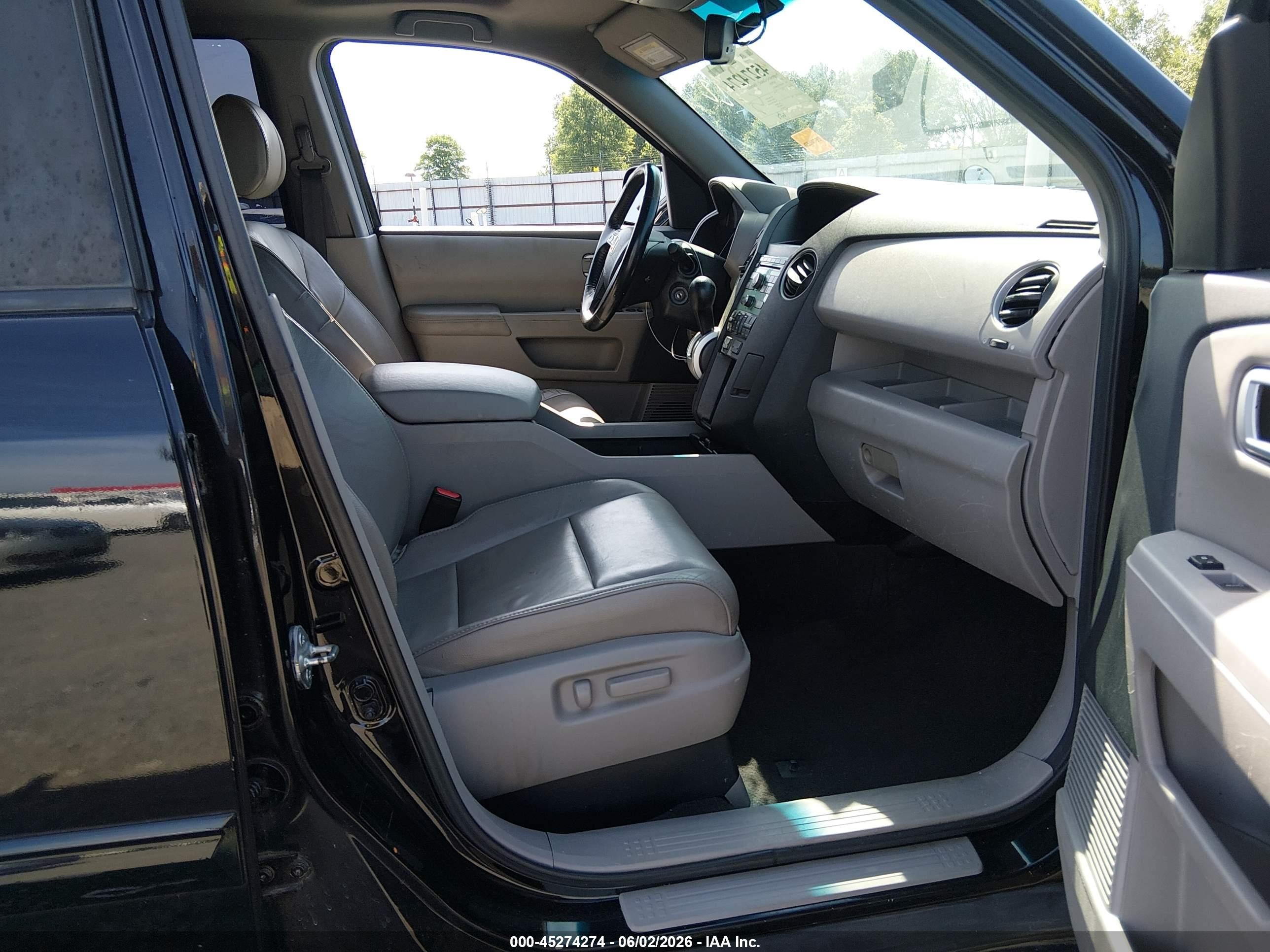 2010 Honda Pilot Ex-l Black vin: 5FNYF3H55AB002512