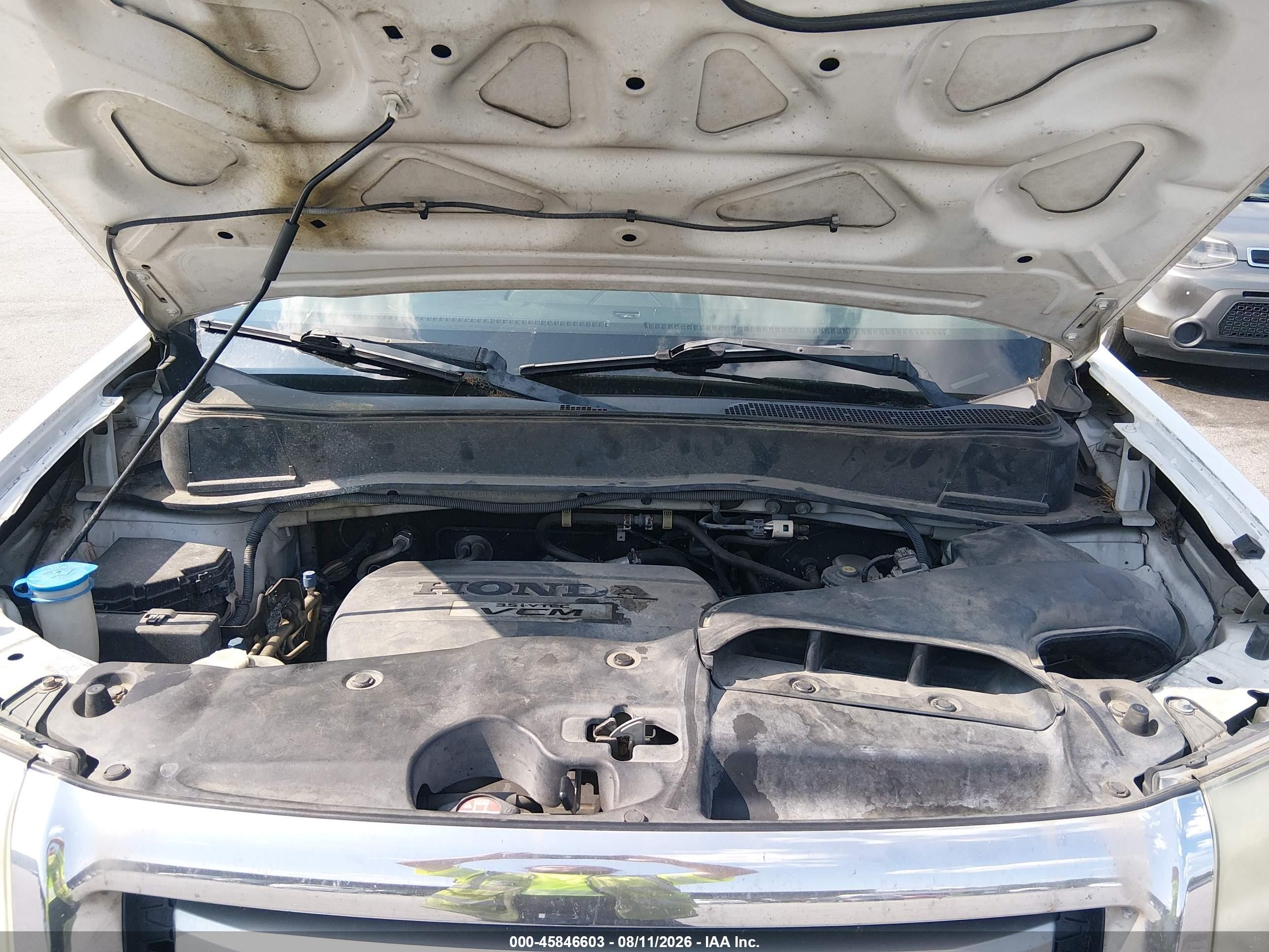 2010 Honda Pilot Ex-l Белый vin: 5FNYF3H55AB015616
