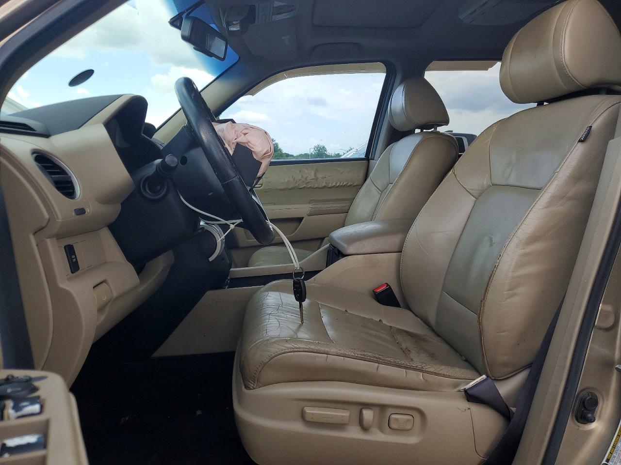 2011 Honda Pilot Exl Золотой vin: 5FNYF3H55BB027573