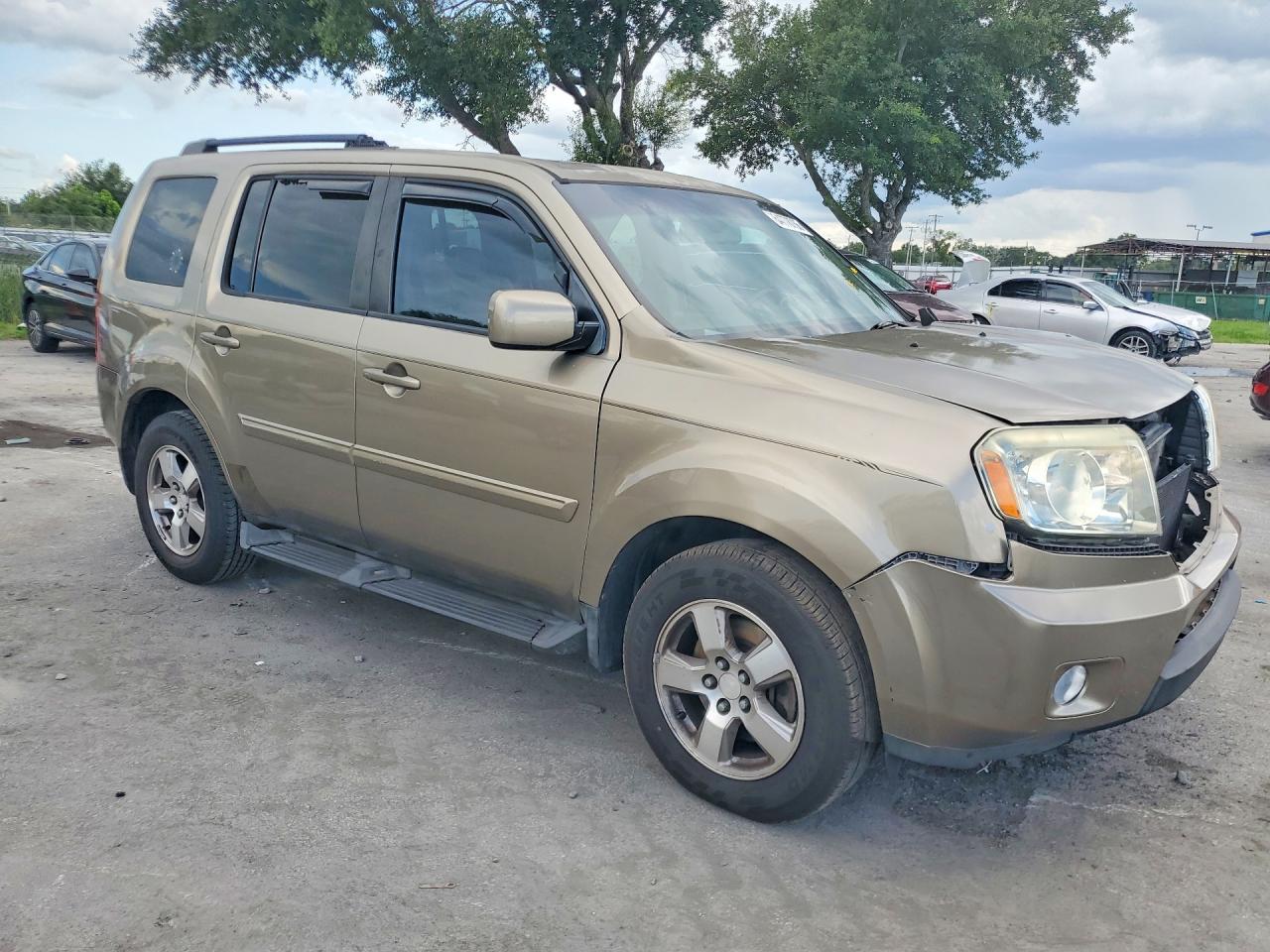 2011 Honda Pilot Exl Золотой vin: 5FNYF3H55BB027573