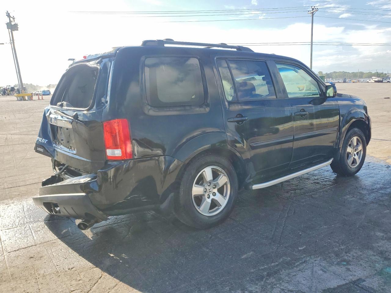 2011 Honda Pilot Exl Black vin: 5FNYF3H55BB037097