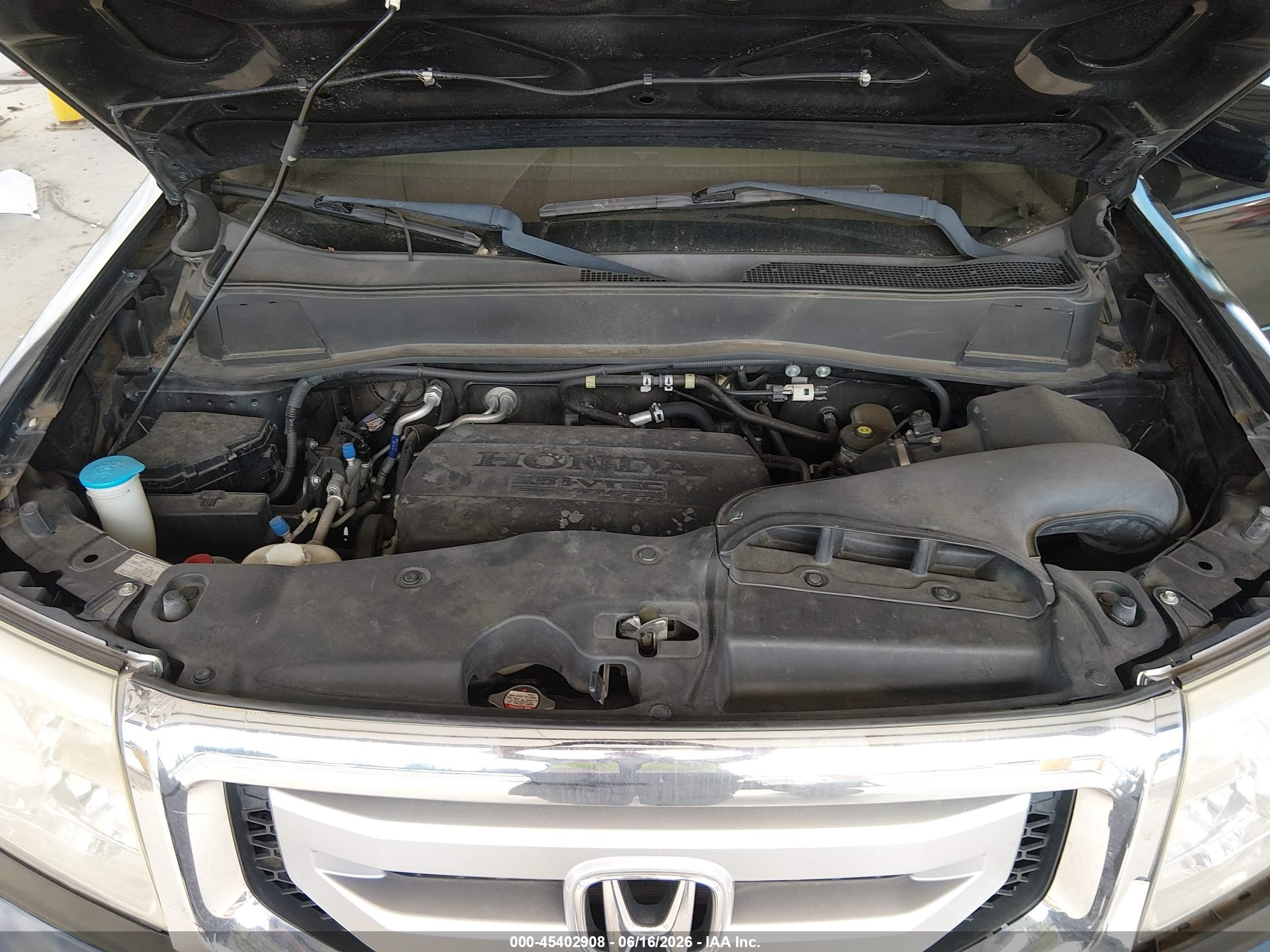 2011 Honda Pilot Ex-l Black vin: 5FNYF3H55BB040498