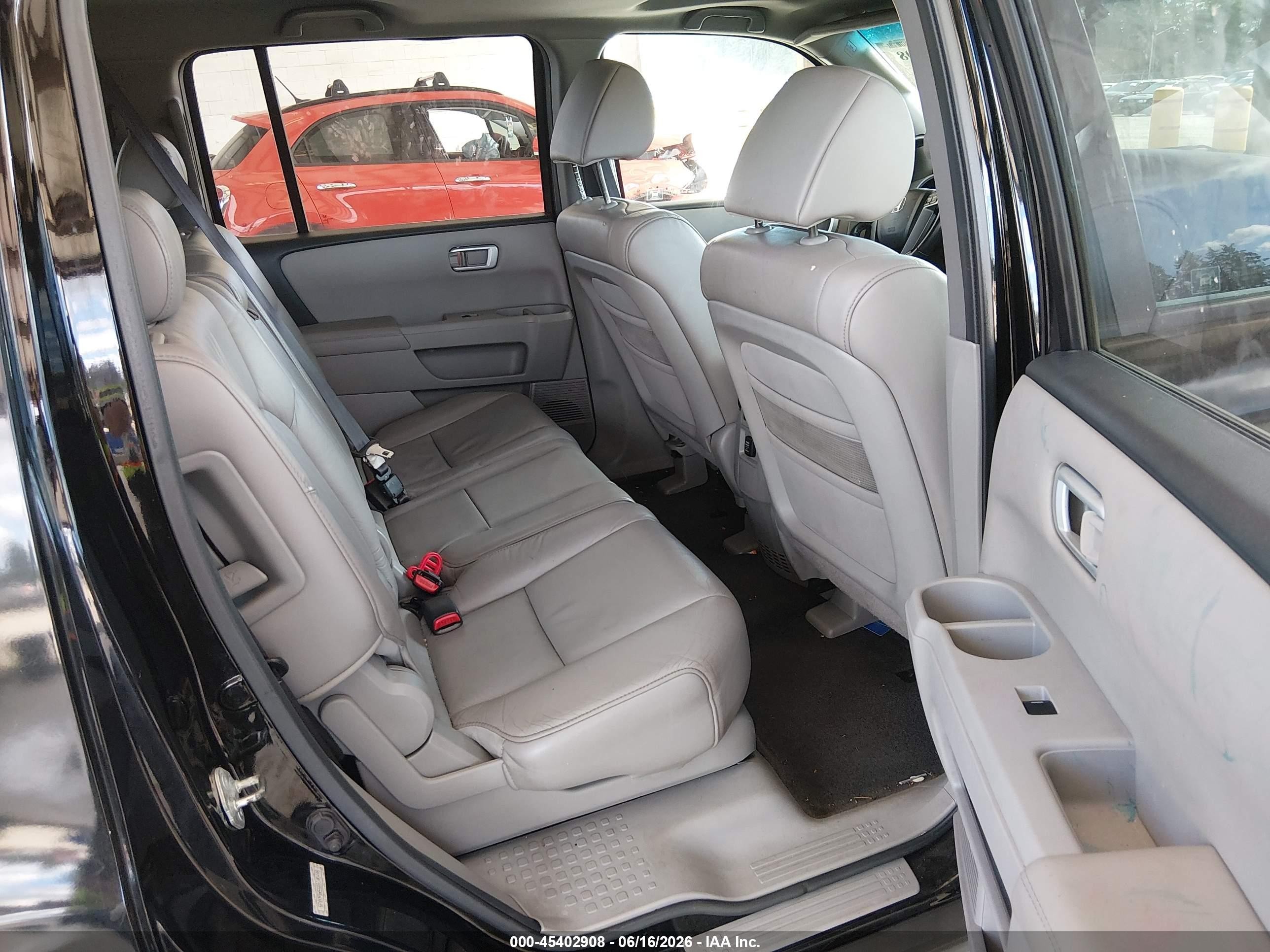 2011 Honda Pilot Ex-l Black vin: 5FNYF3H55BB040498