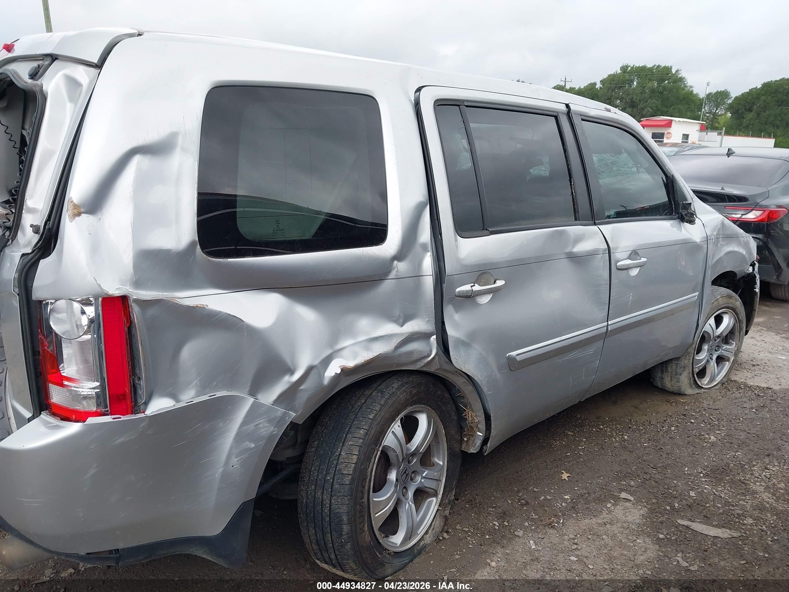 2012 Honda Pilot Ex-l Серебряный vin: 5FNYF3H55CB002481