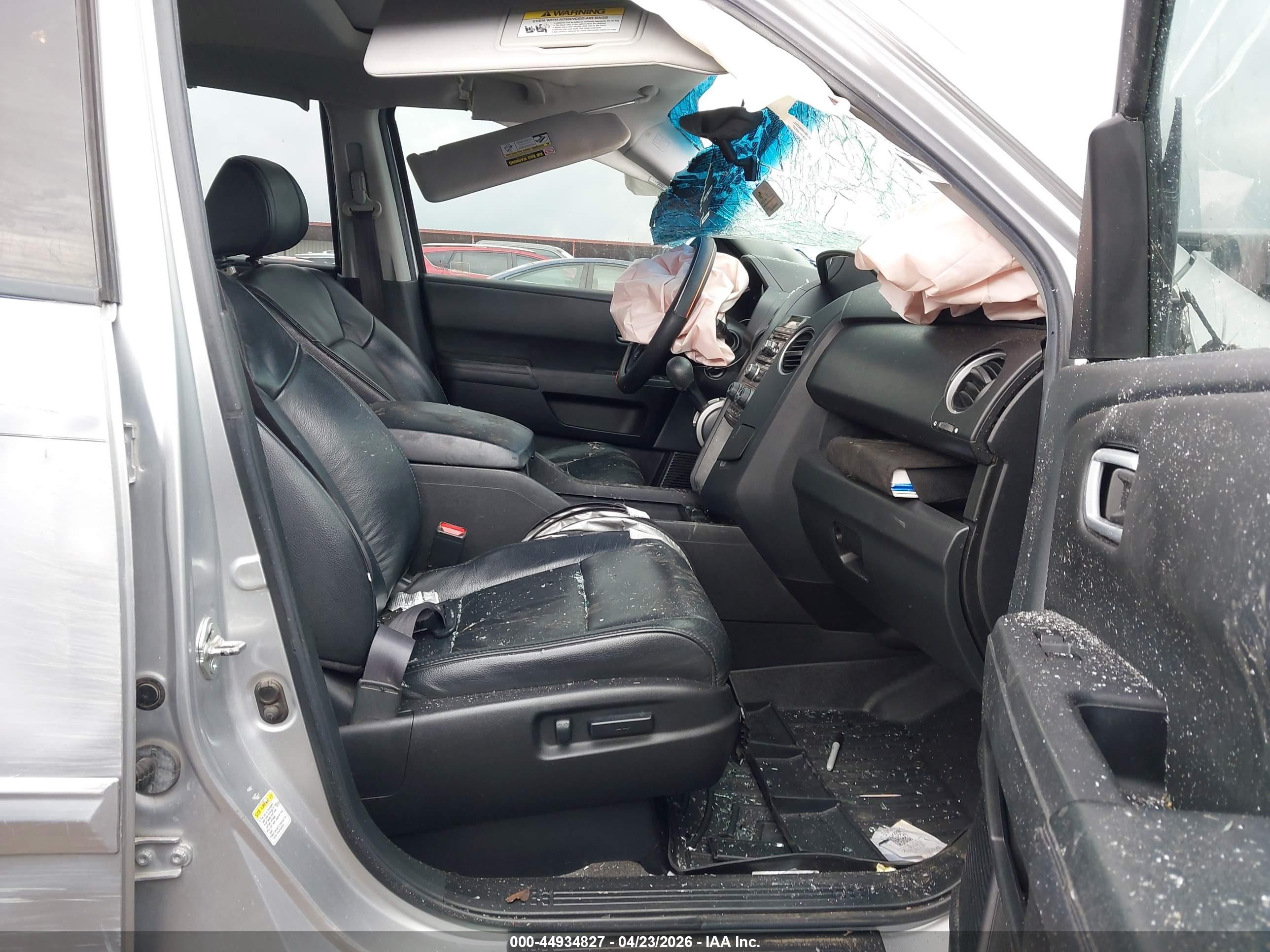 2012 Honda Pilot Ex-l Серебряный vin: 5FNYF3H55CB002481