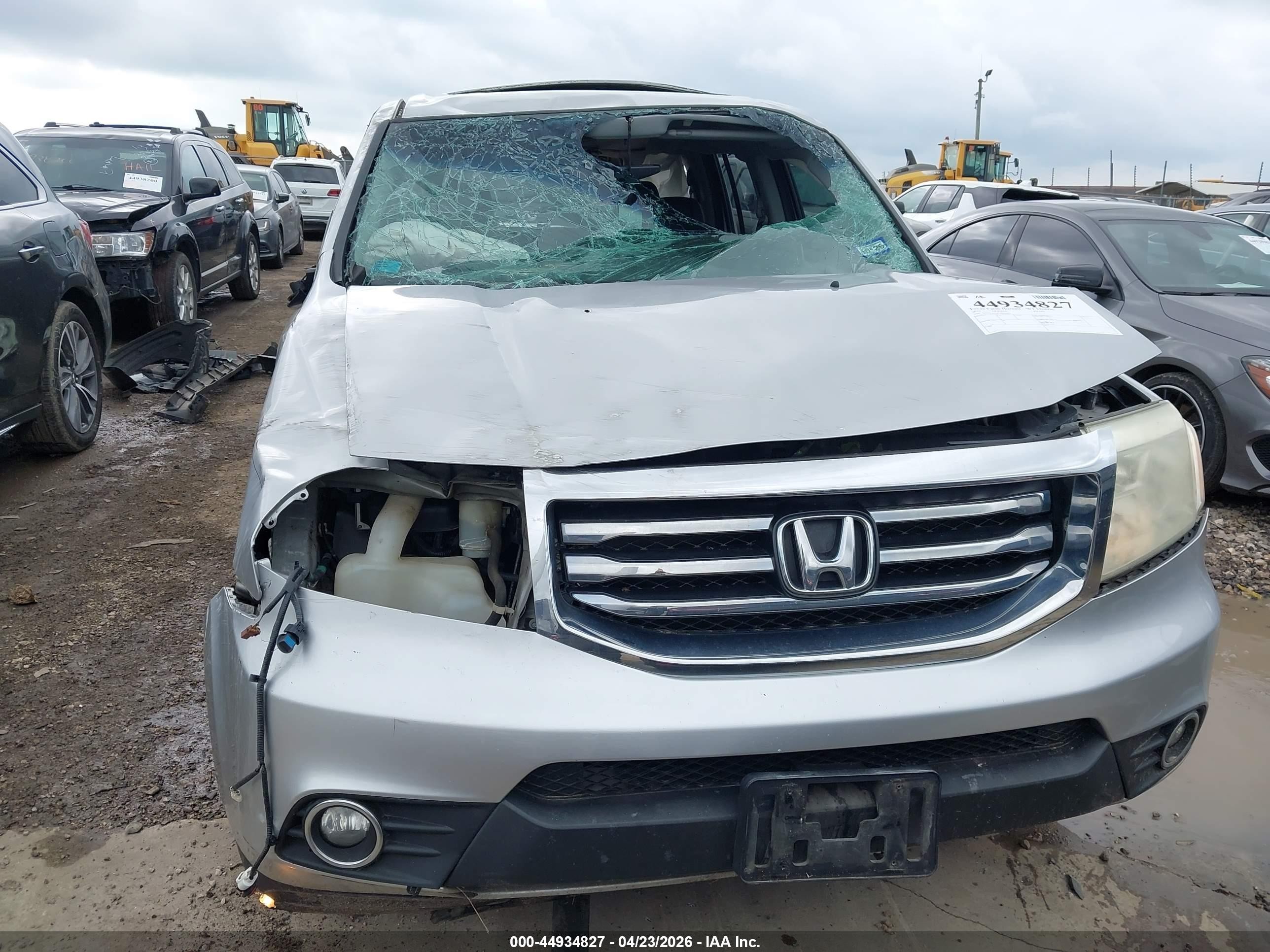 2012 Honda Pilot Ex-l Серебряный vin: 5FNYF3H55CB002481