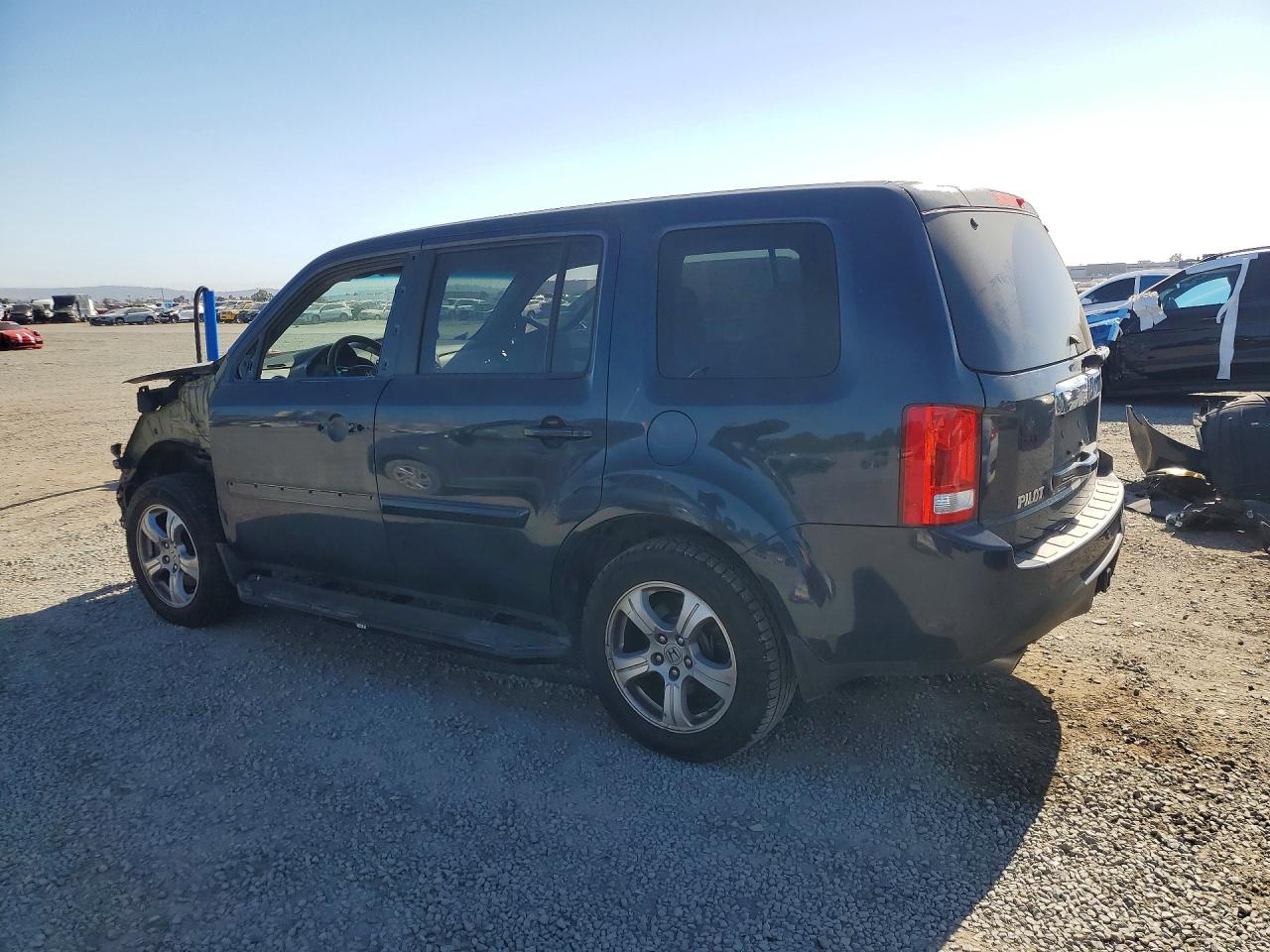 2012 Honda Pilot Exl Blue vin: 5FNYF3H55CB005591